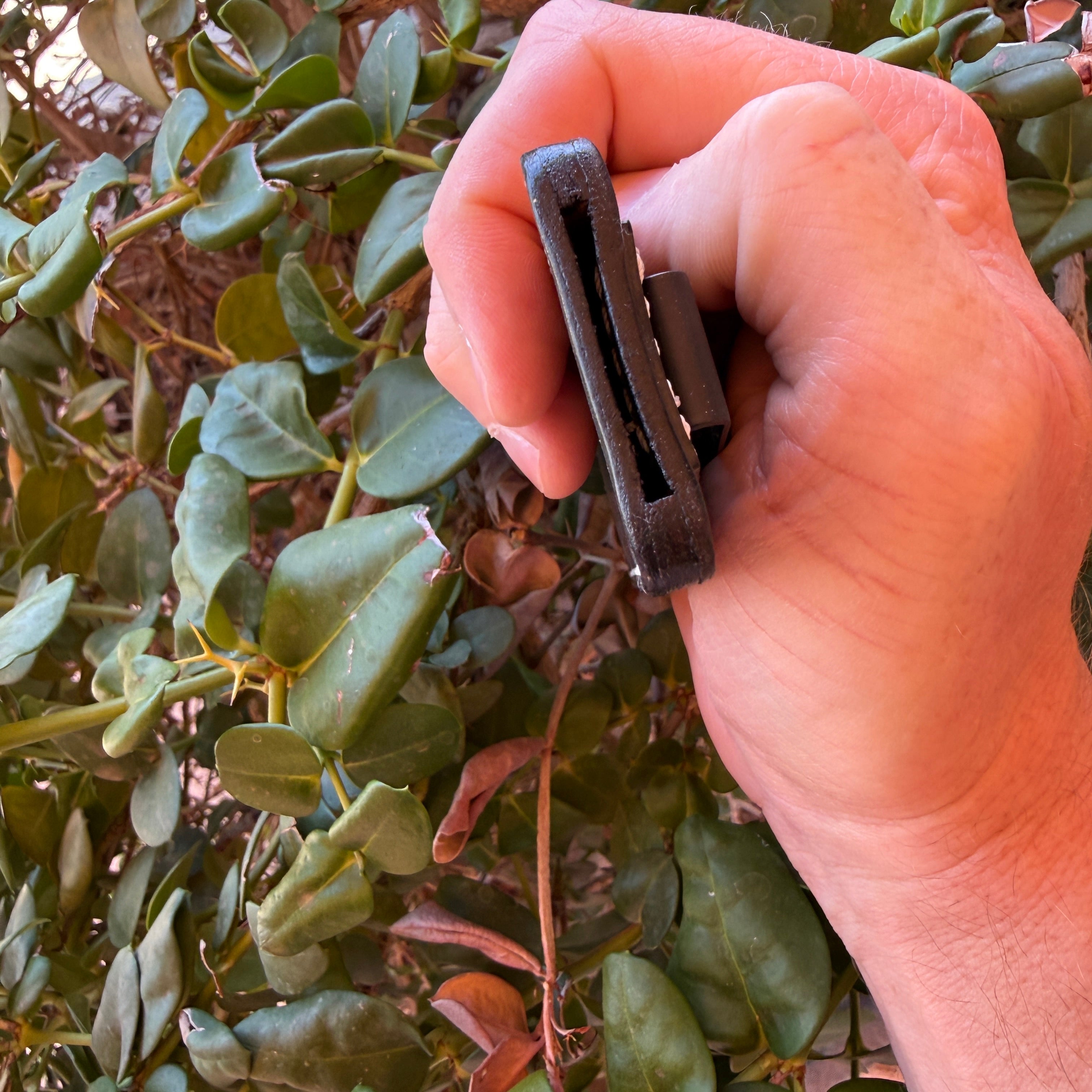 FIXedc OEM Sheath - Black Leather White Thread