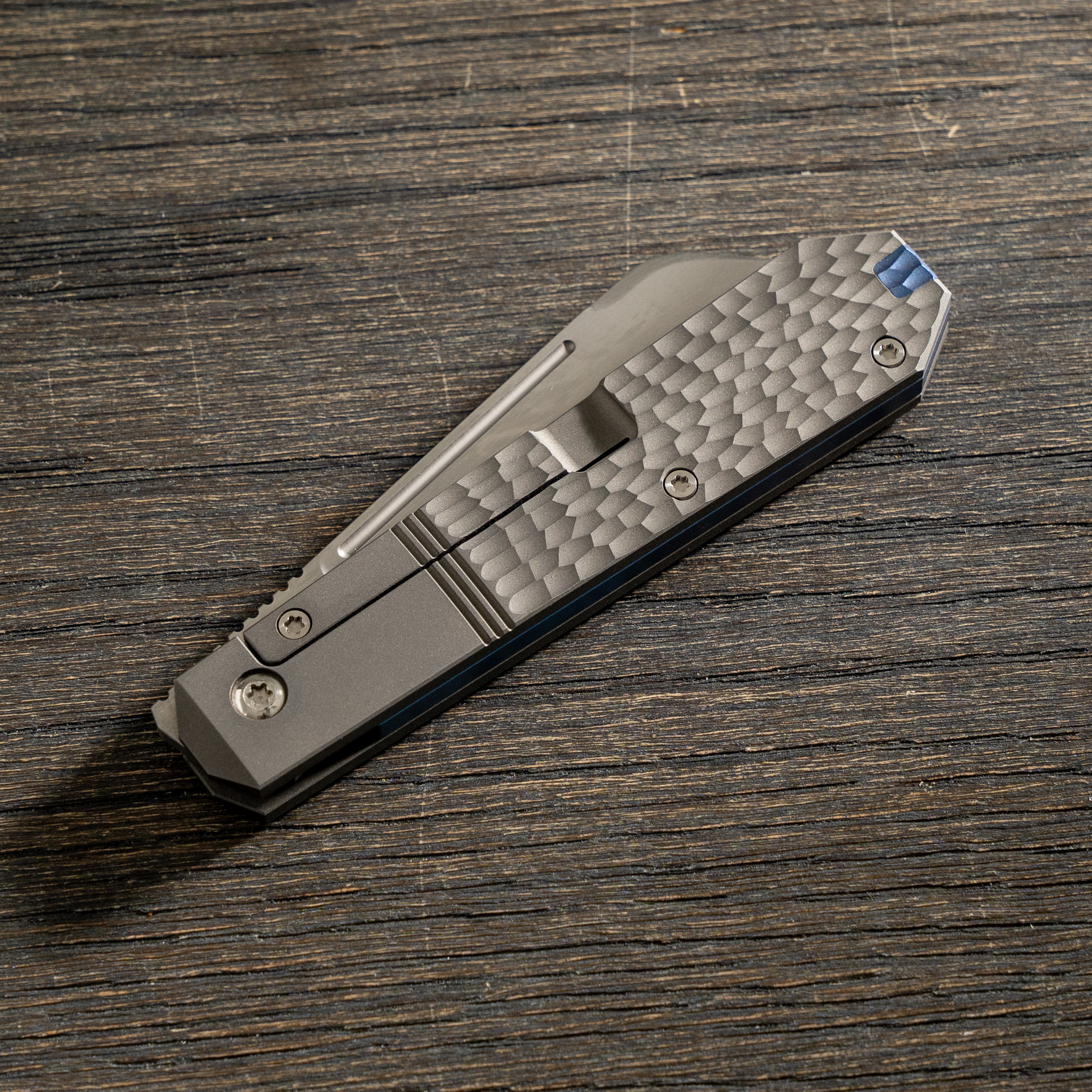 After hours Jack - Titanium Jigged Hand Satin