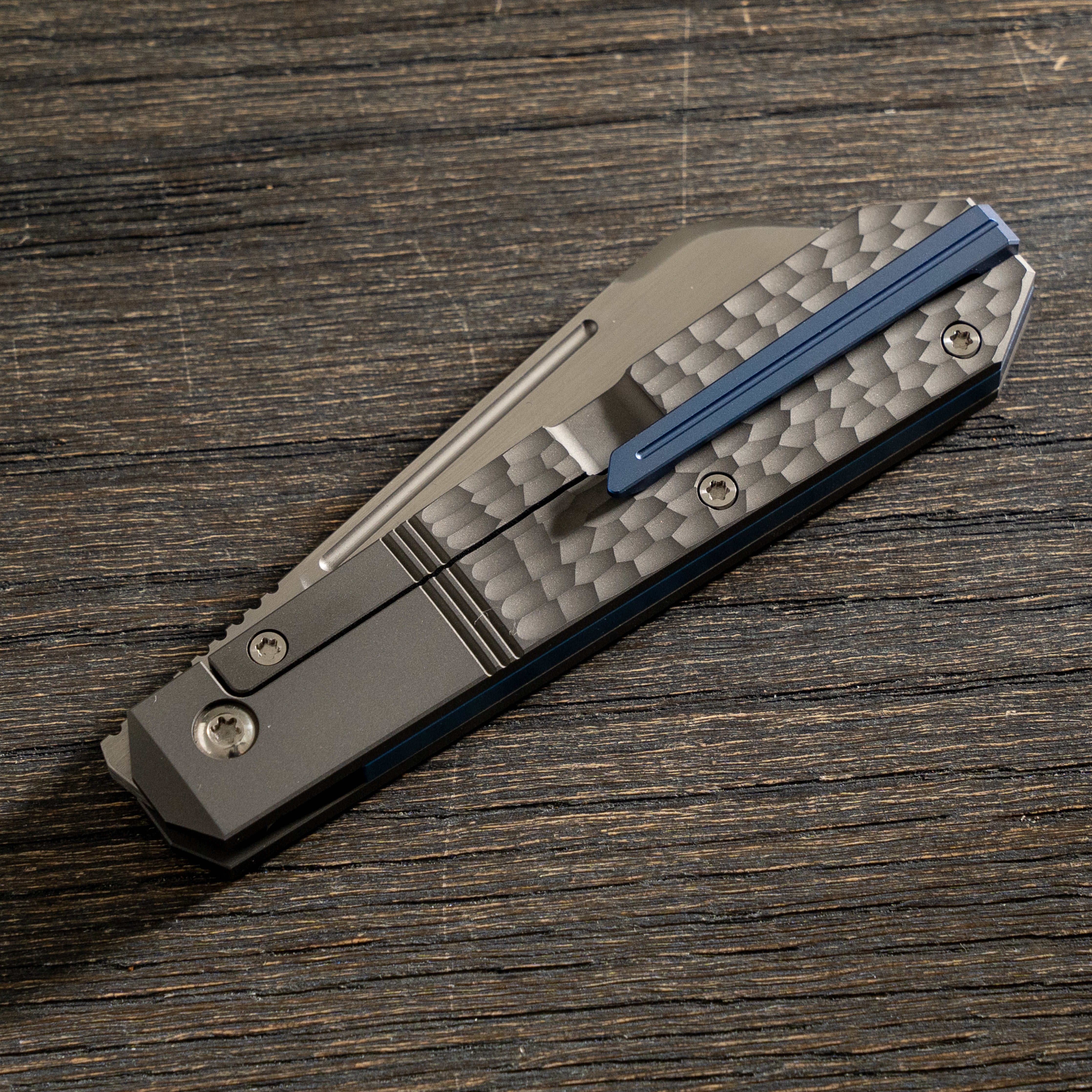 After hours Jack - Titanium Jigged Hand Satin