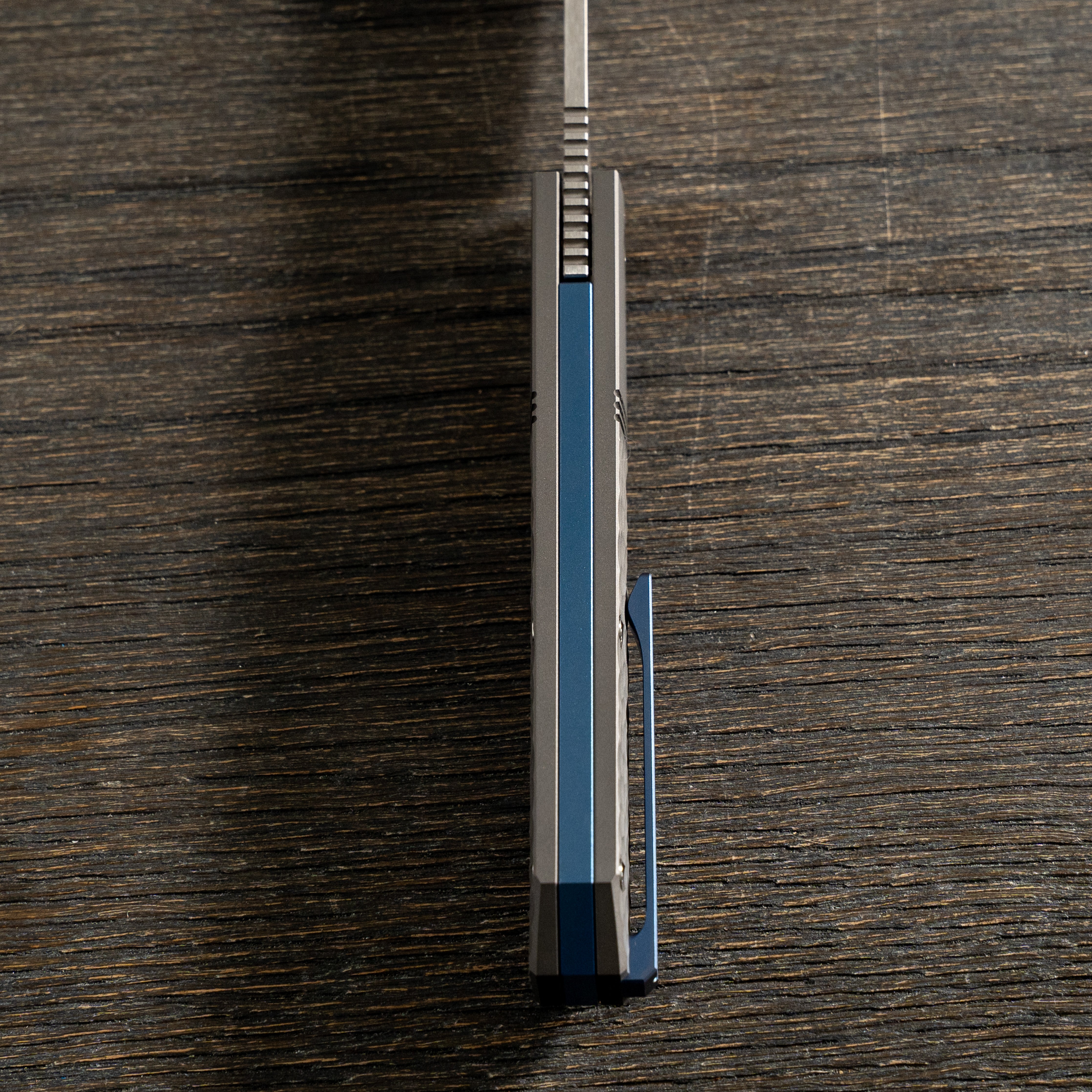 After hours Jack - Titanium Jigged Hand Satin