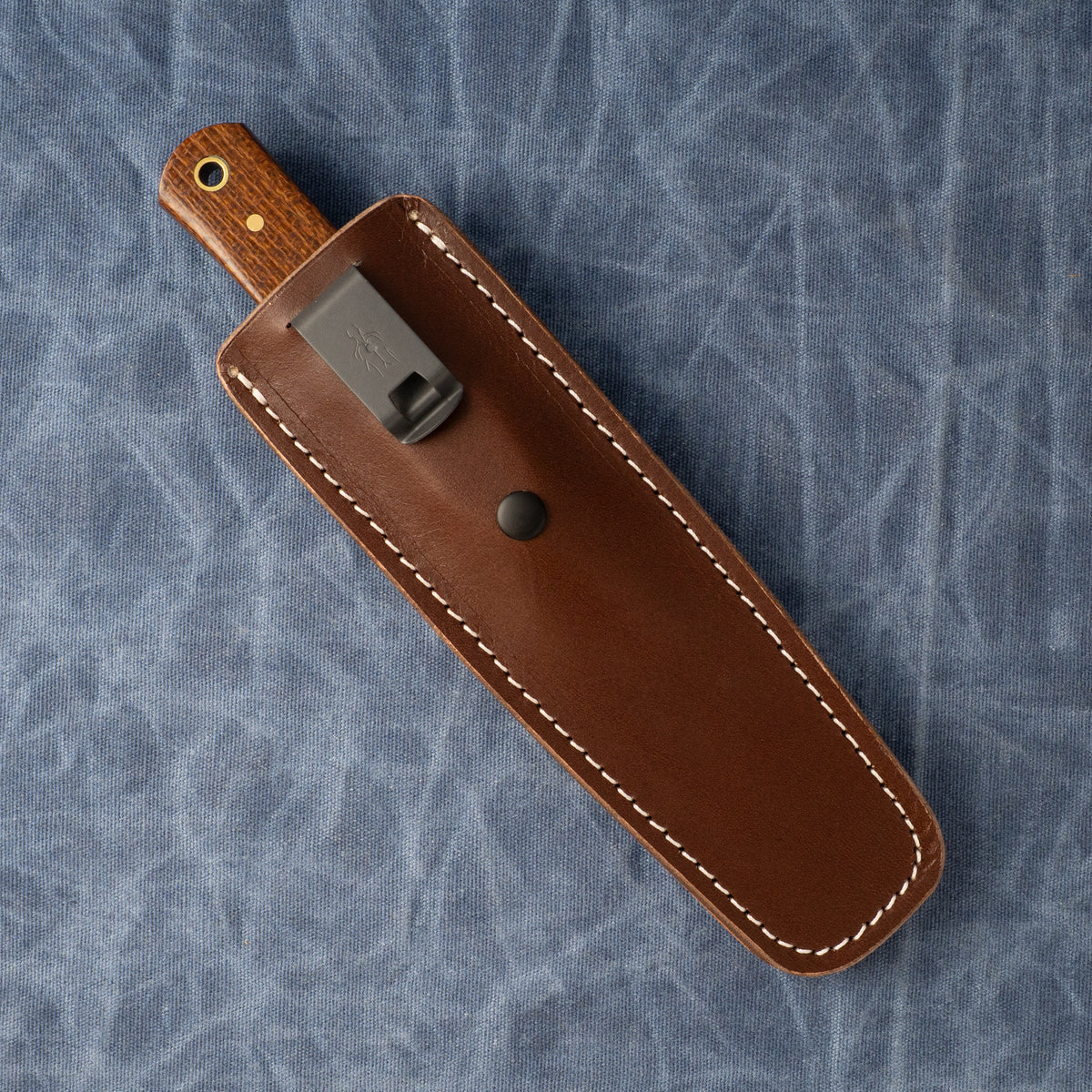 Vampire Hunter Mainline - Brown Burlap Micarta