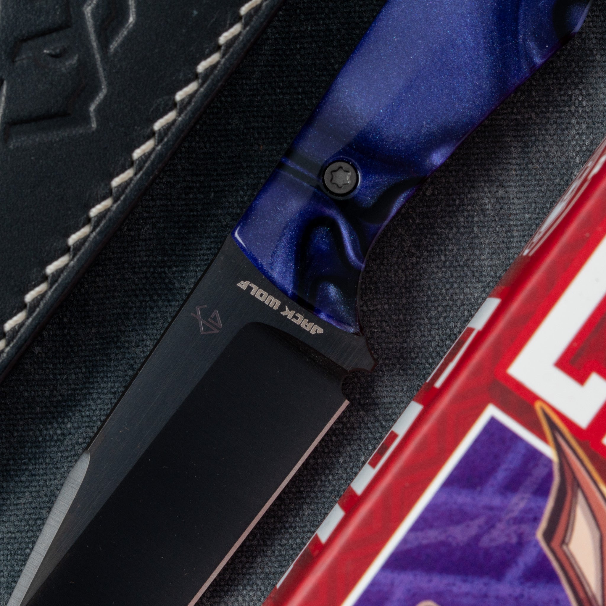 COLLUSION - KIRINITE PURPLE WAVE BELT SATIN DLC