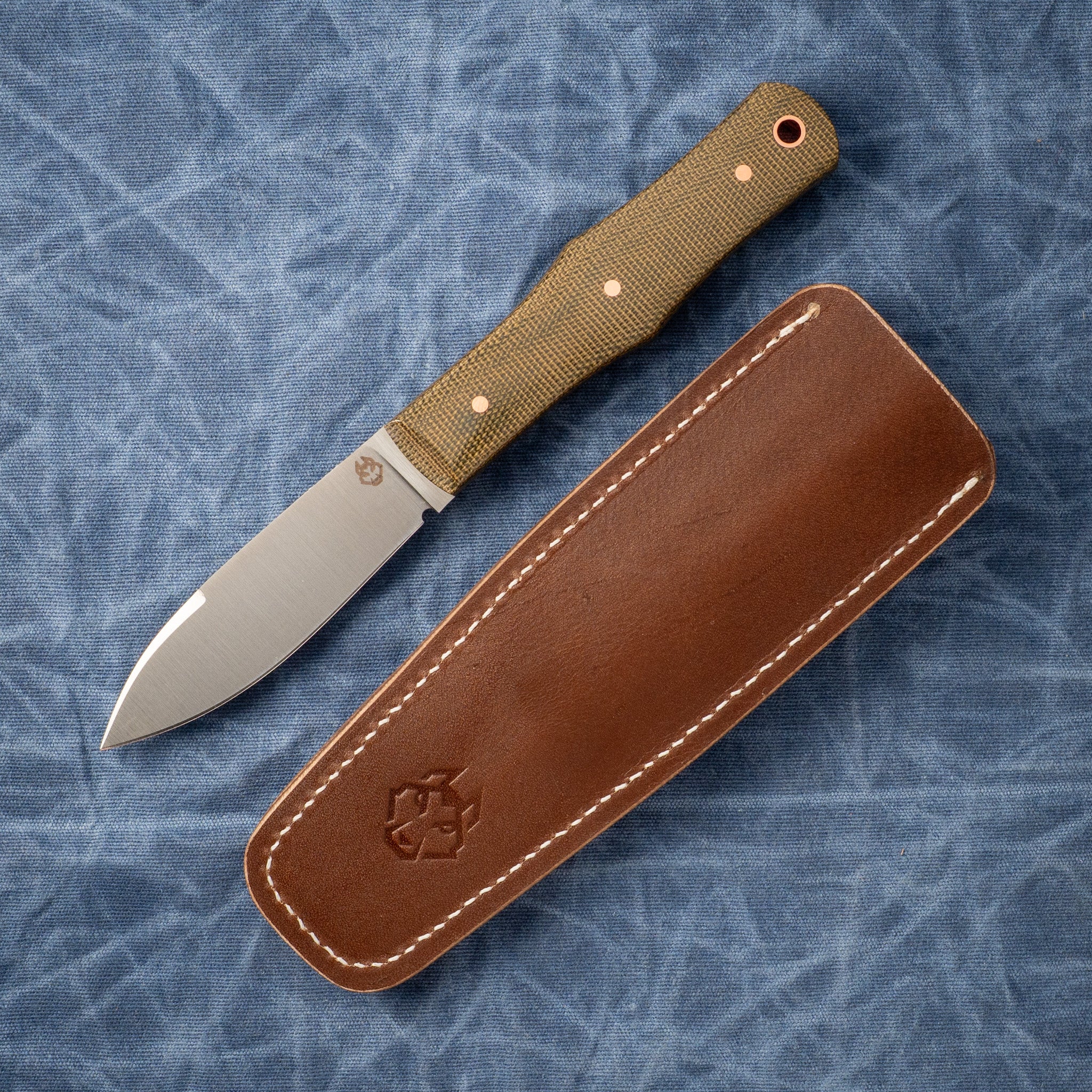 キャロル ミカバンド Vampire Hunter Mainline - Green Canvas Micarta