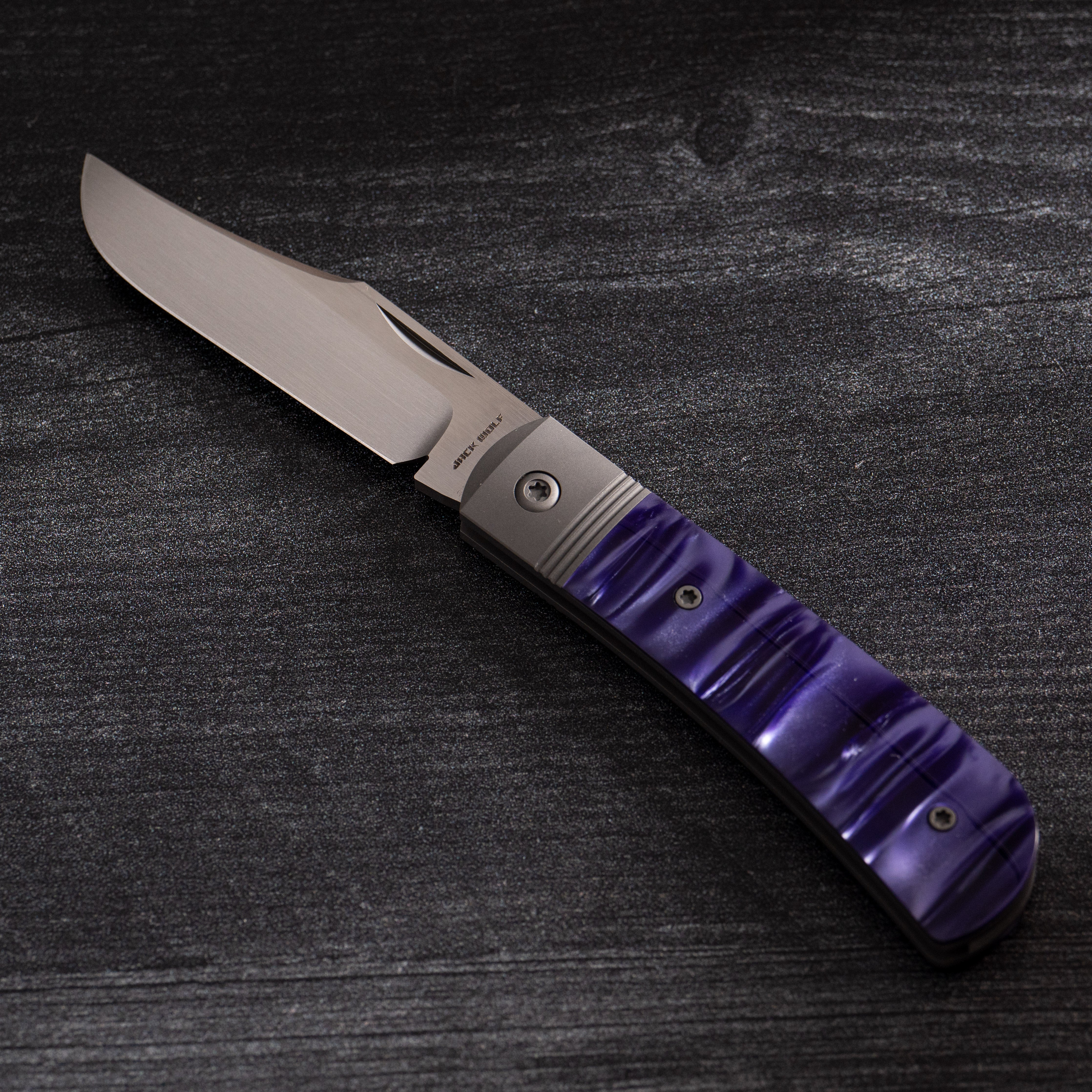 Benny's Clip - Kirinite Cosmic Purple Hand Satin