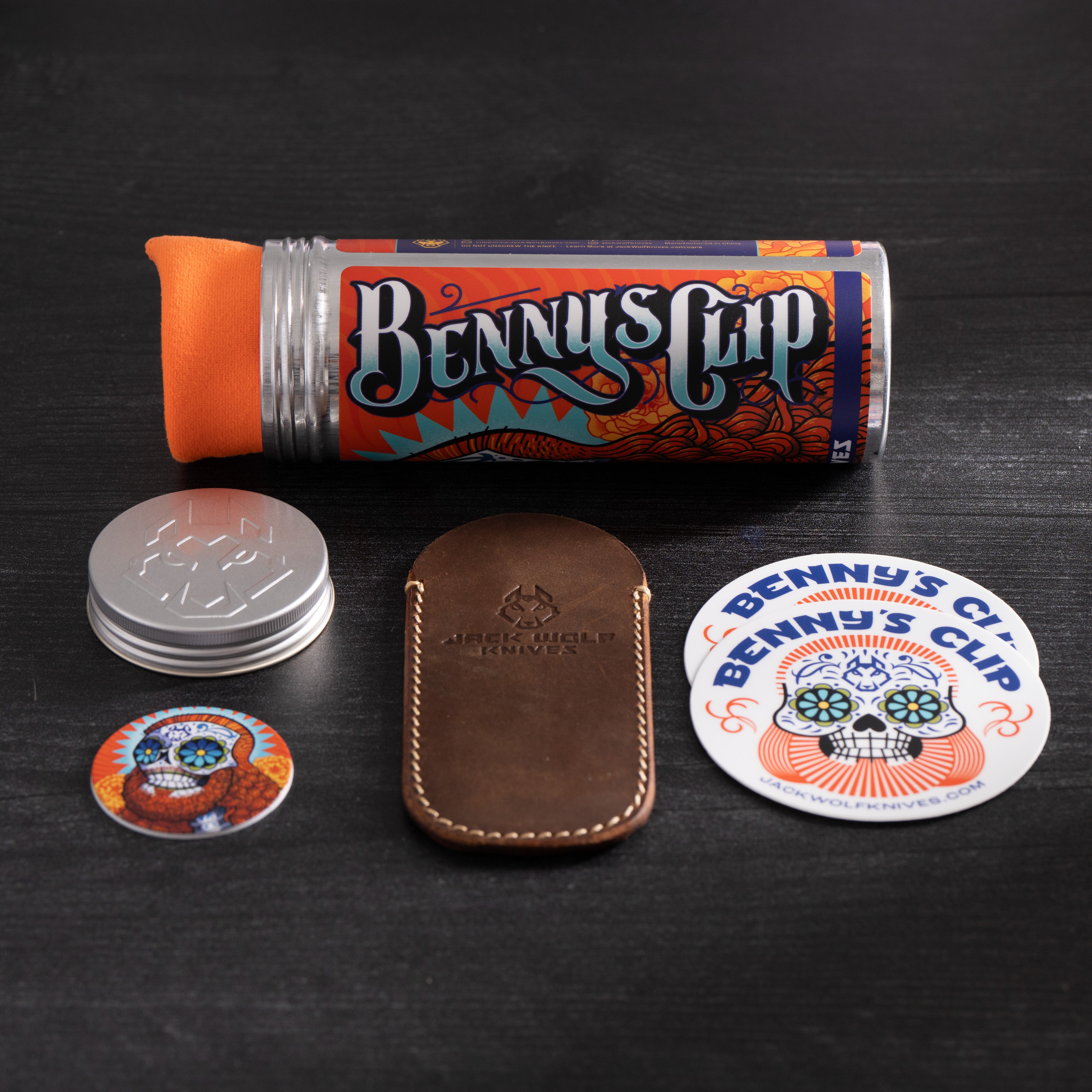 Benny's Clip - TechnoCarbo Teal Stonewash