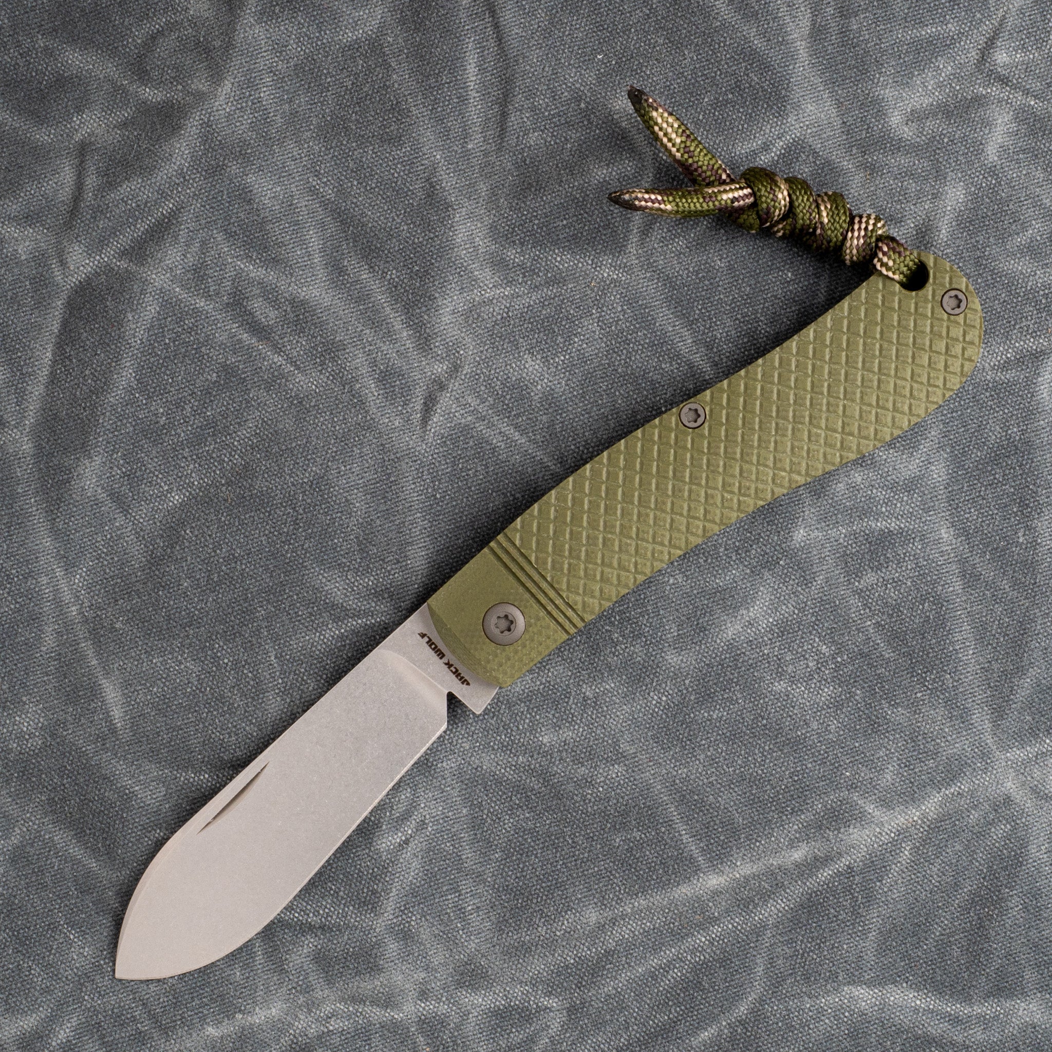 K9 JACK - OD GREEN G10 CHECKERED