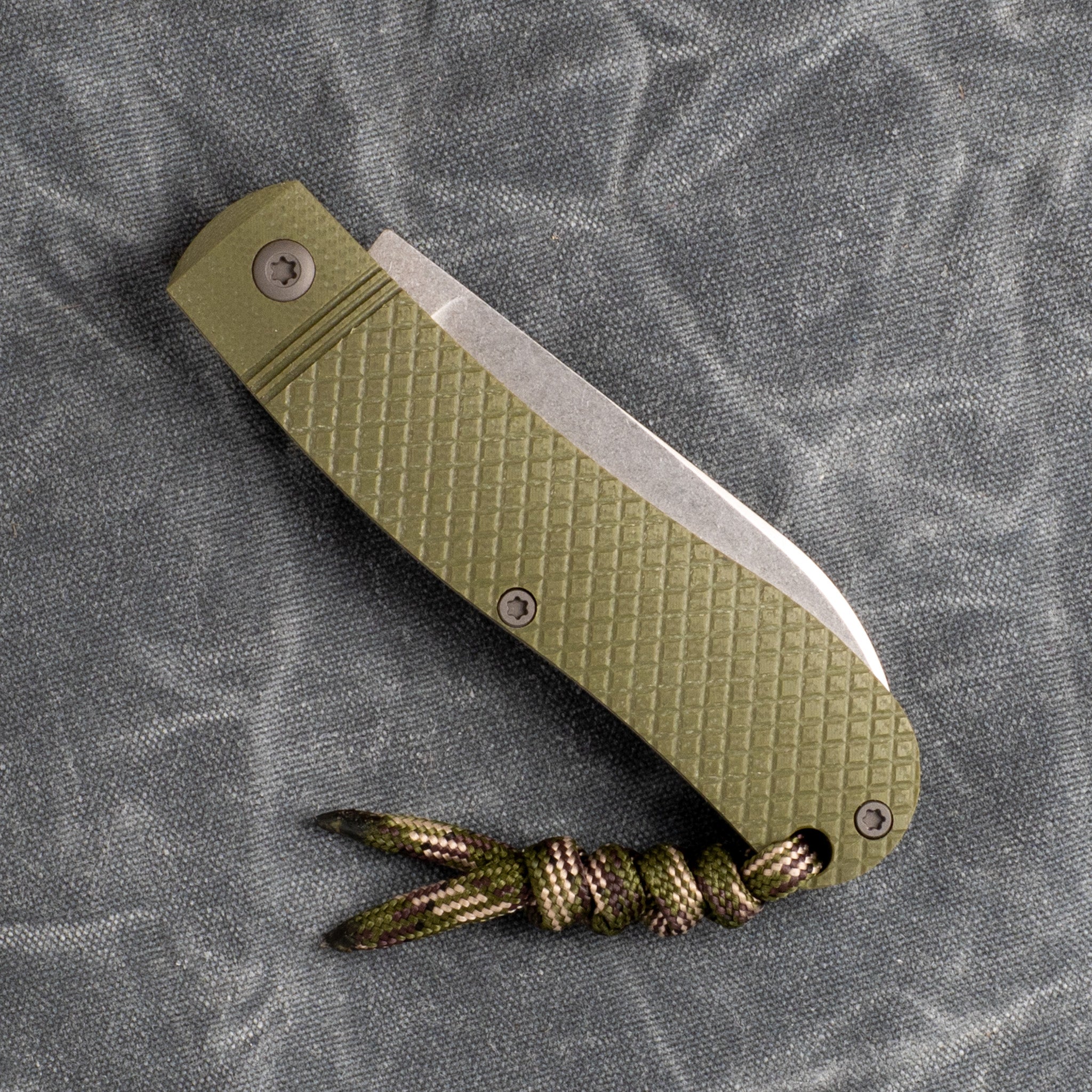 K9 JACK - OD GREEN G10 CHECKERED