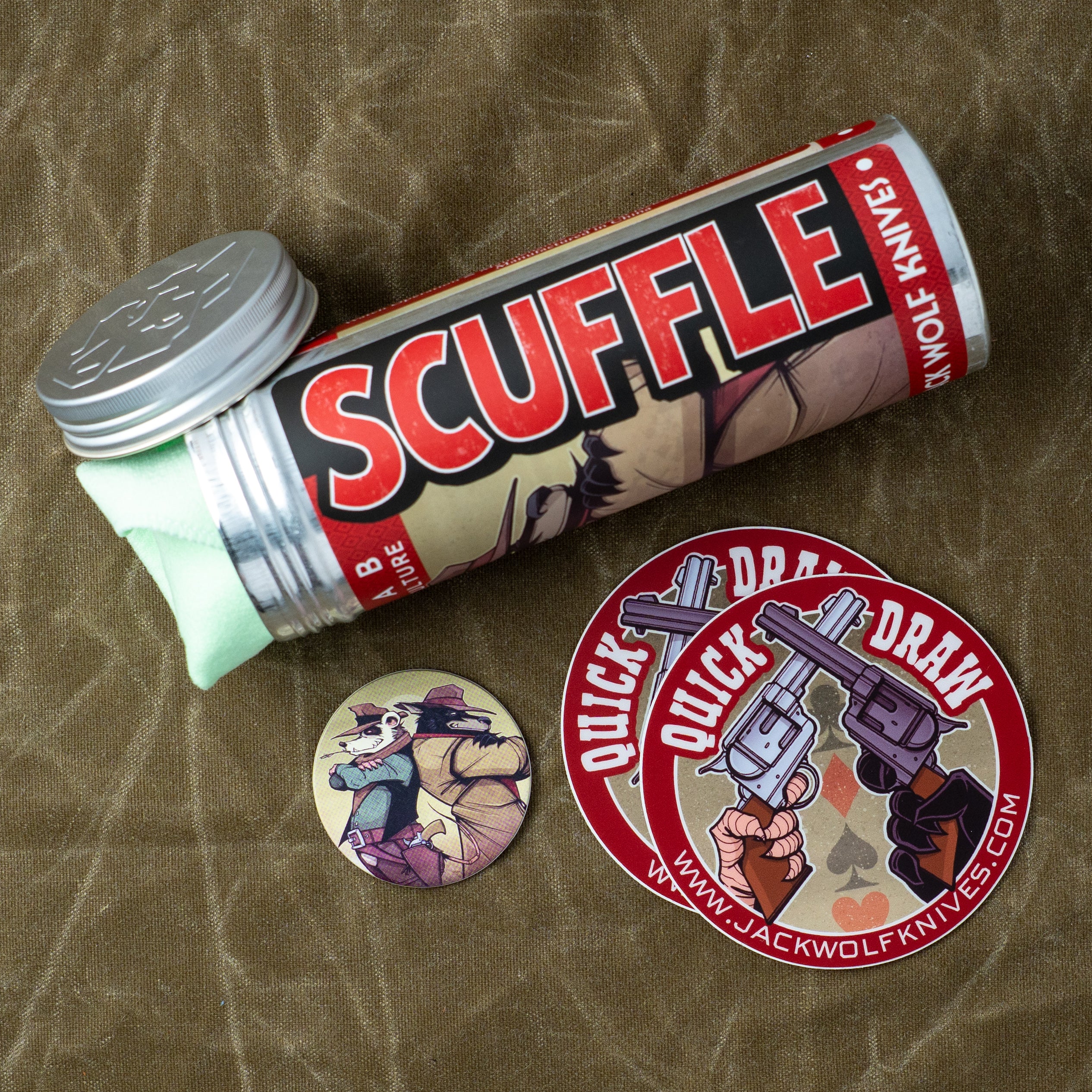 SCUFFLE - CAMOCARBON NEON ORANGE STONEWASH