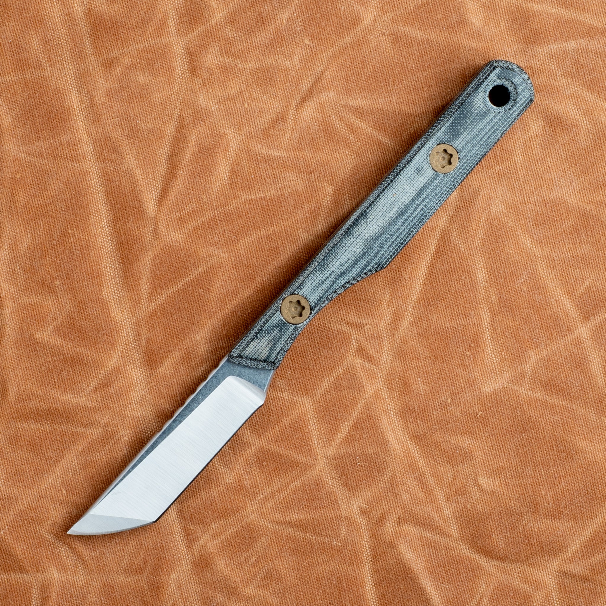 Prickly Pear - Black Linen Micarta