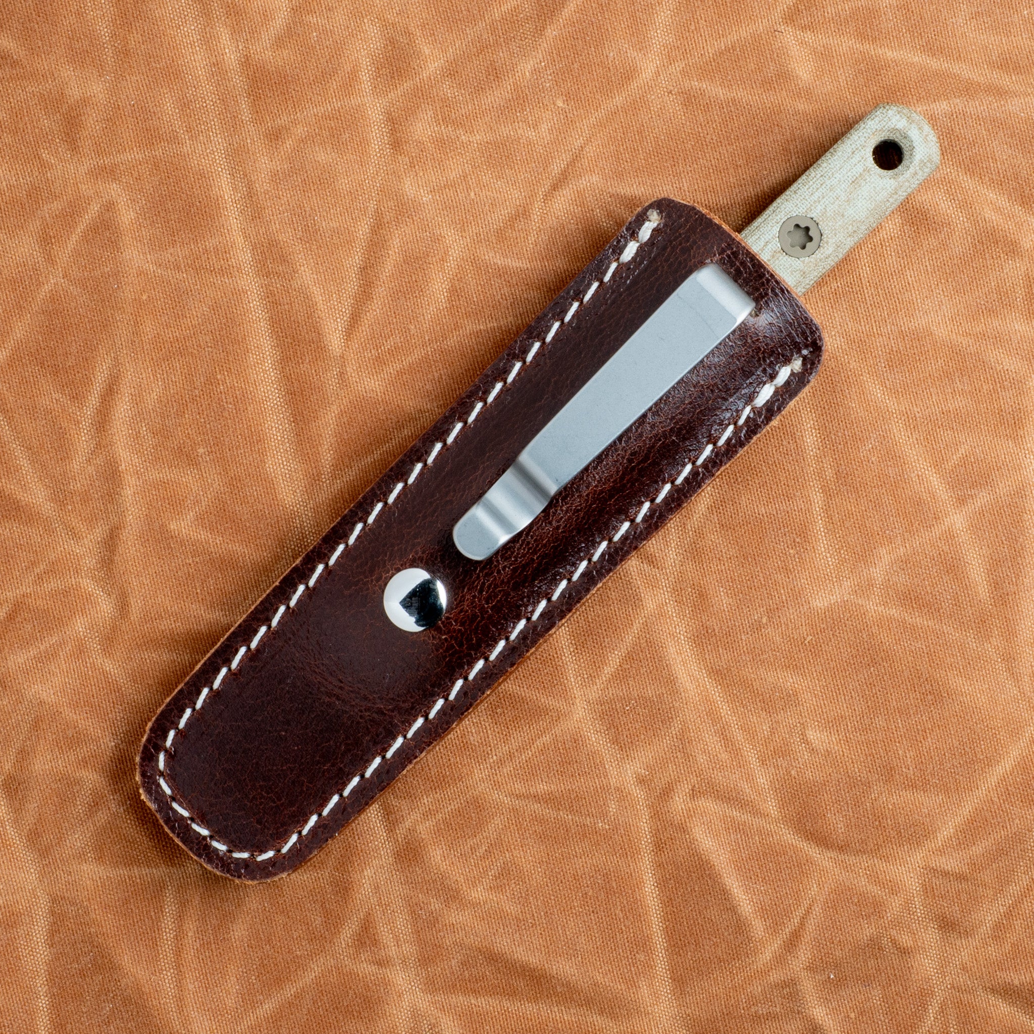 Prickly Pear - Green Linen Micarta