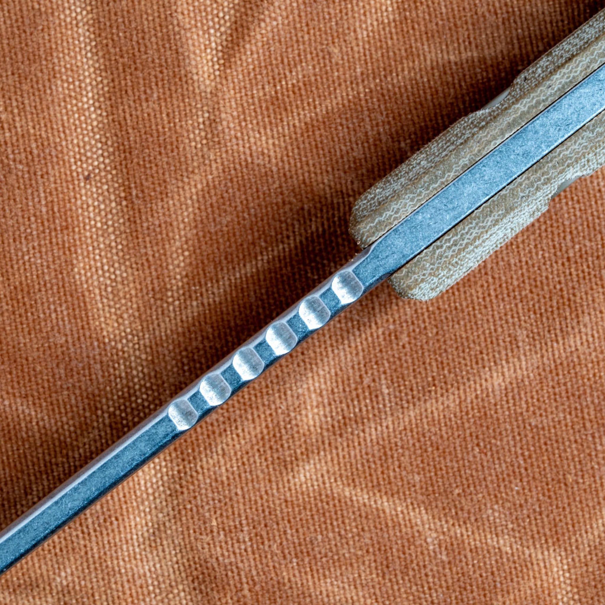 Prickly Pear - Green Linen Micarta