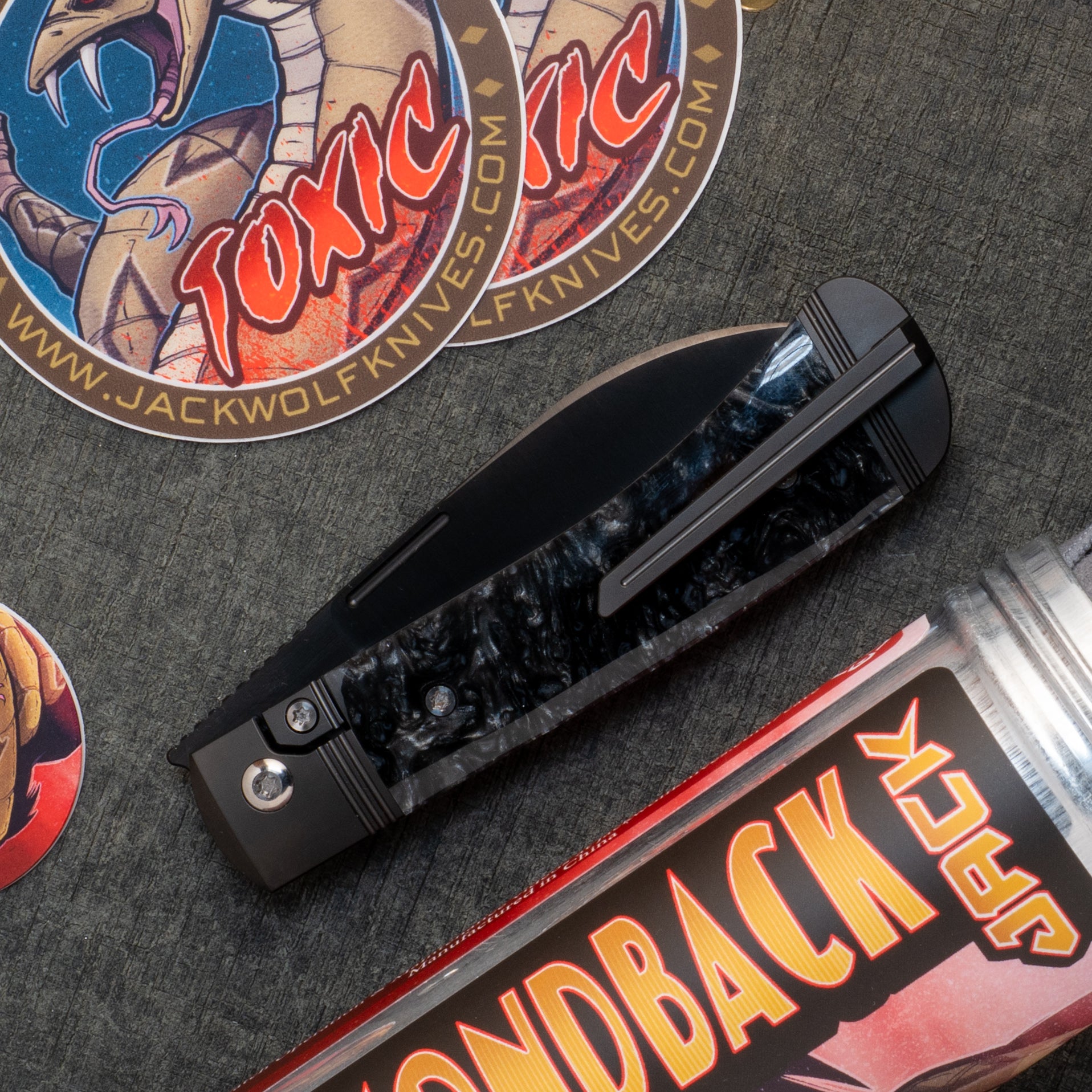 Diamondback Jack - Kirinite Black Ice DLC Belt Satin