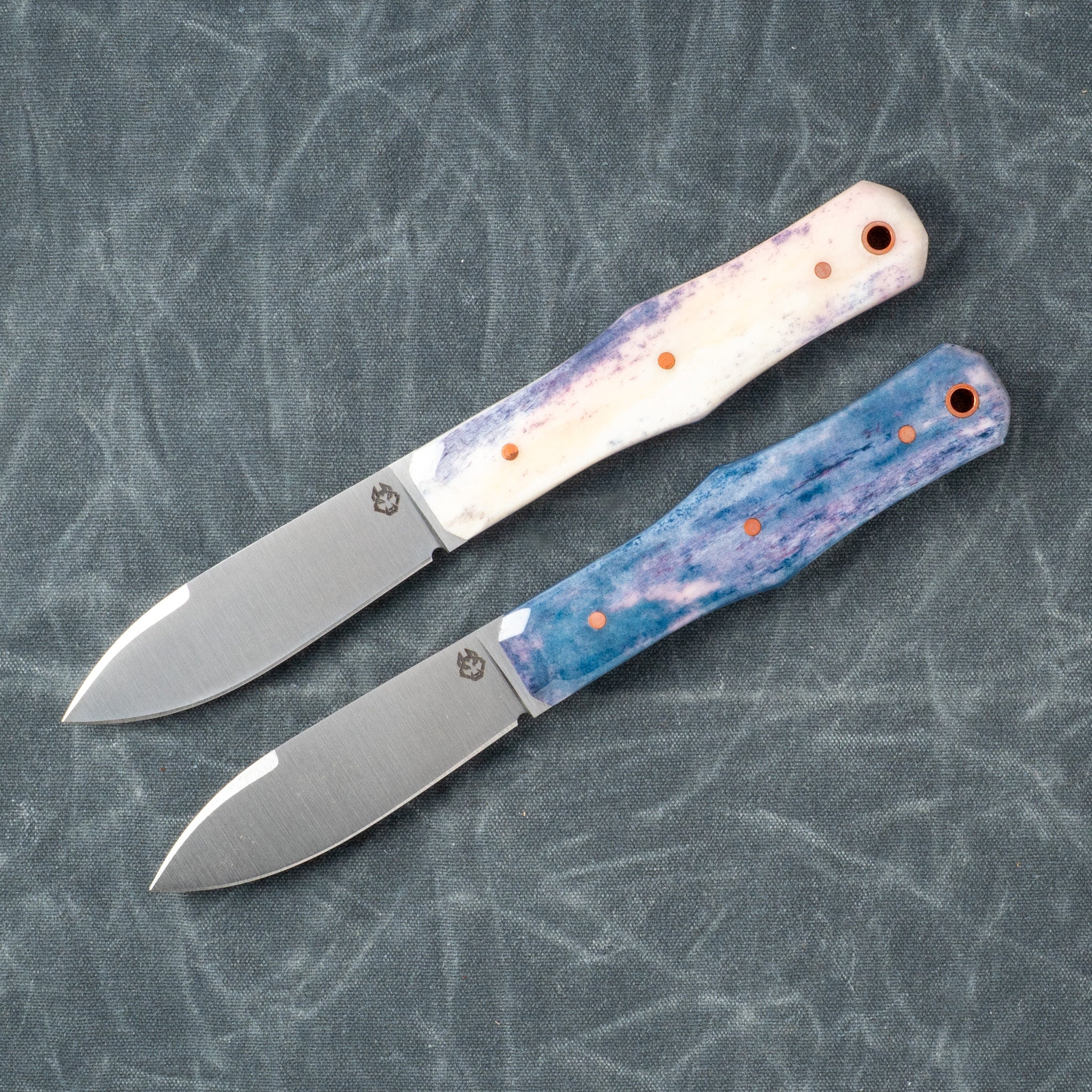 Vampire Hunter - Smooth Blue & White Bone