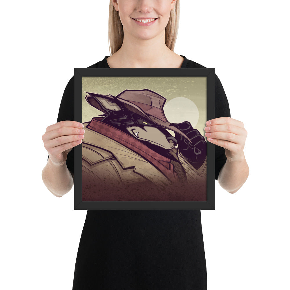 Framed Poster - Pioneer Jack Label v1