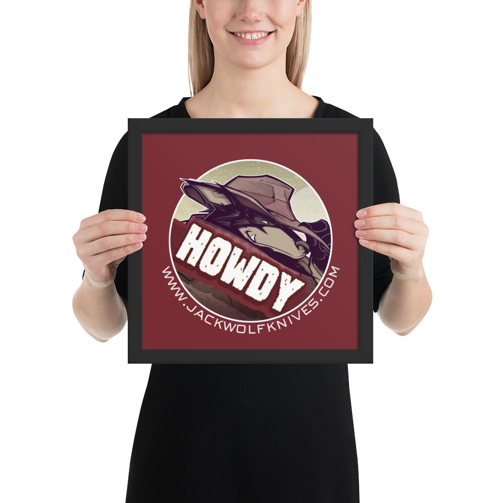 Framed Poster - Pioneer Jack Sticker v1