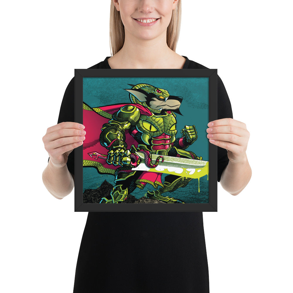 Framed Poster - Venom Jack Label v2