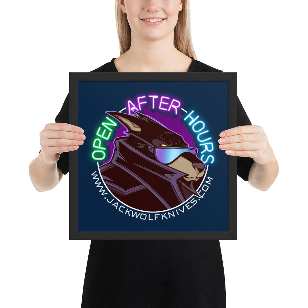 Framed Poster - After Hours Jack Sticker v1