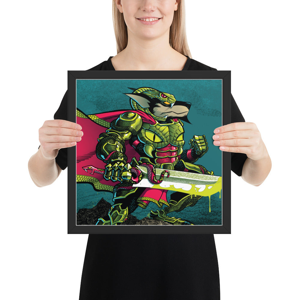 Framed Poster - Venom Jack Label v2