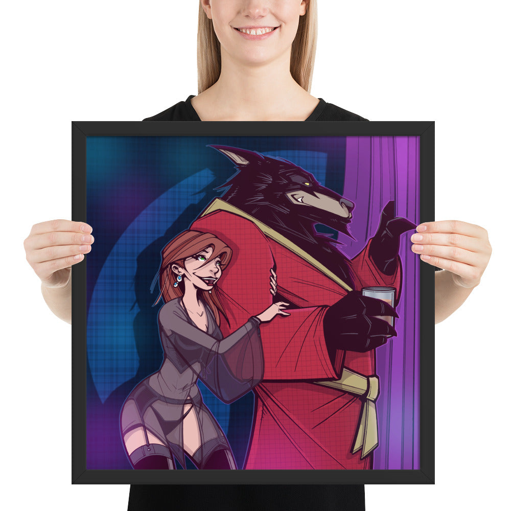 Framed Poster - After Hours Jack Label v1