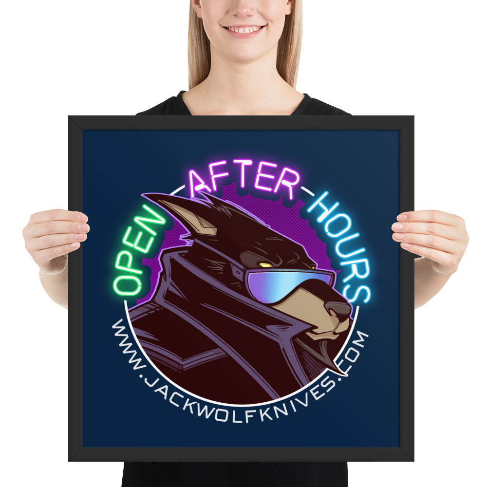 Framed Poster - After Hours Jack Sticker v1