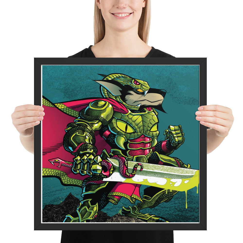 Framed Poster - Venom Jack Label v2