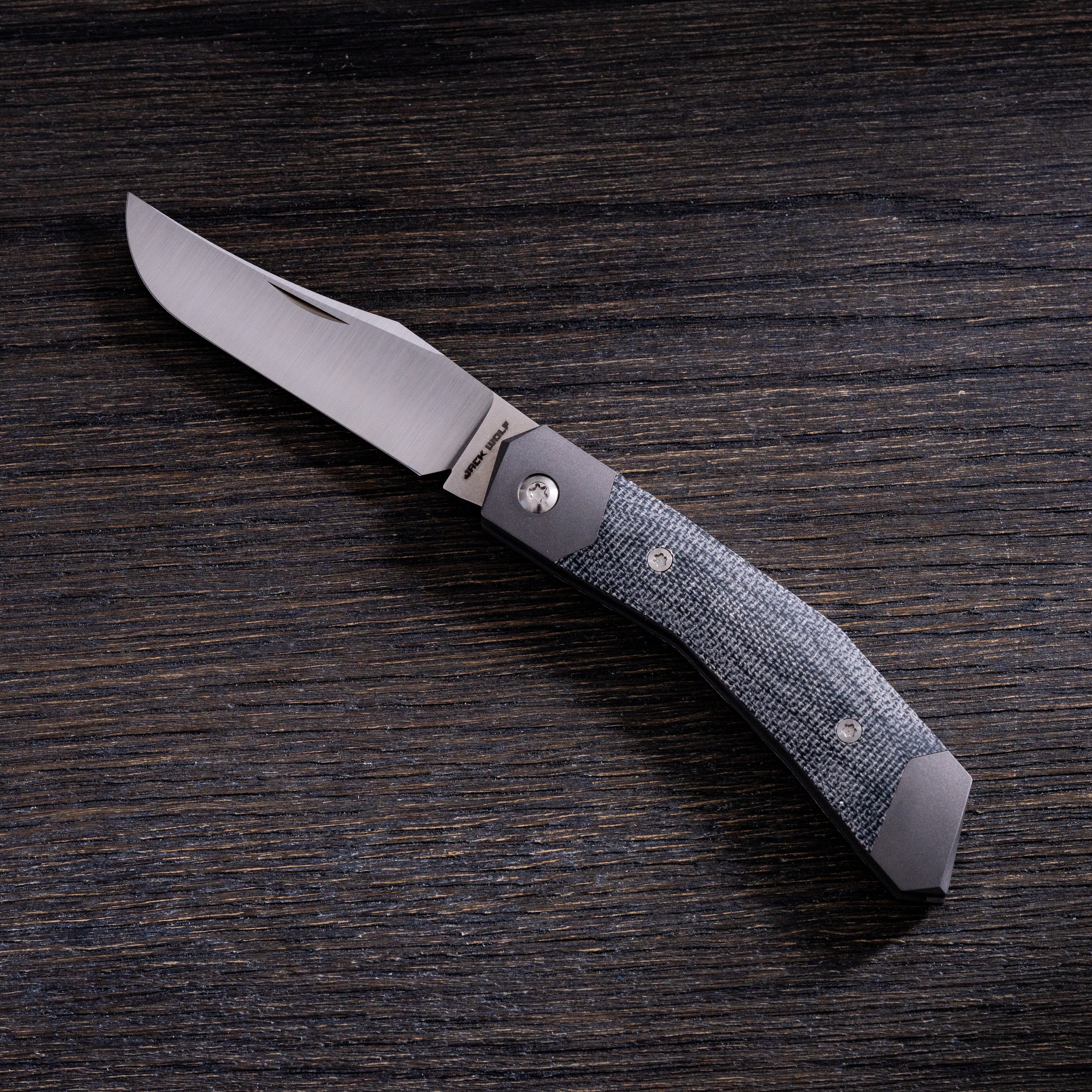 Cyborg Jack - Black Canvas Micarta