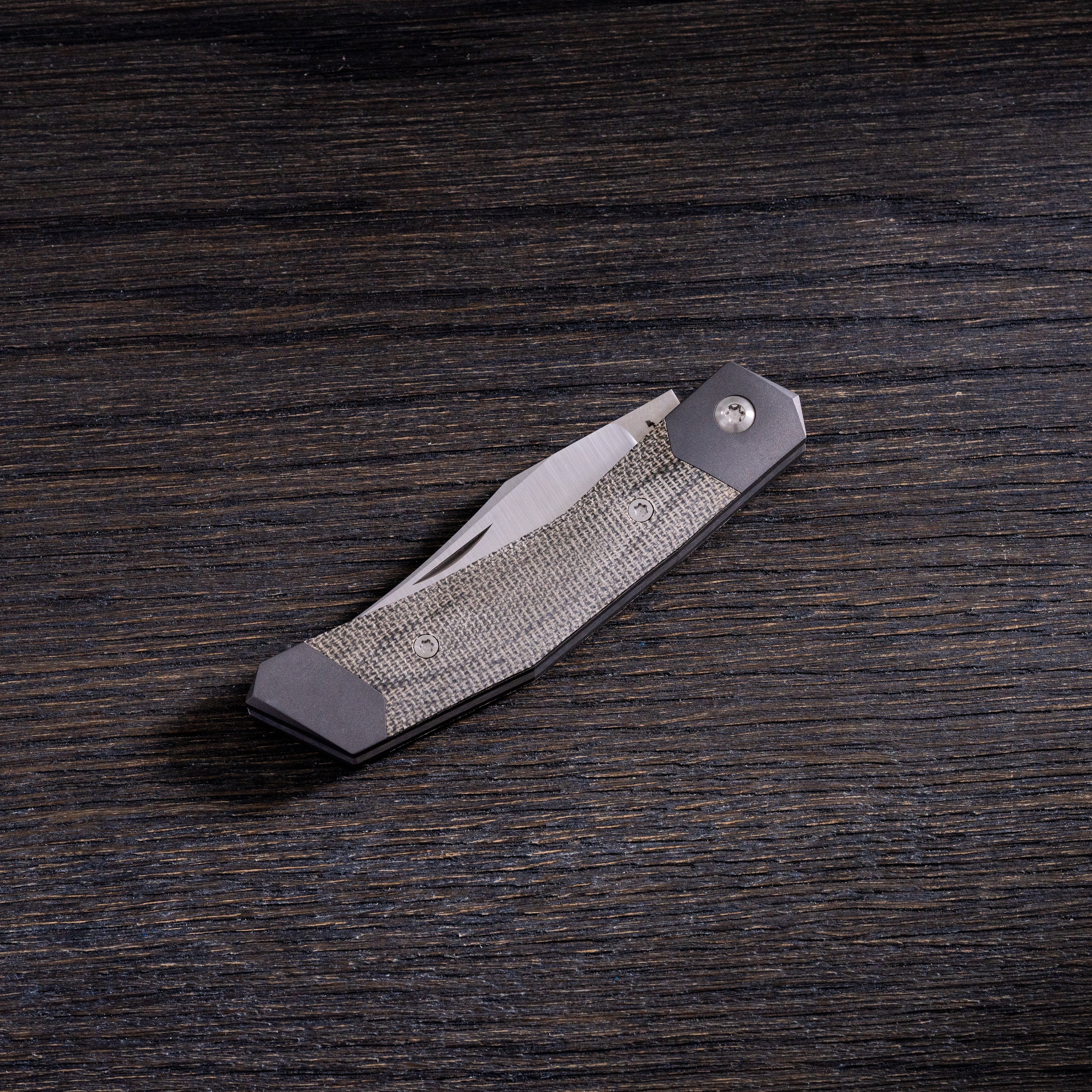 Cyborg Jack - Olive Drab (OD) Green Canvas Micarta