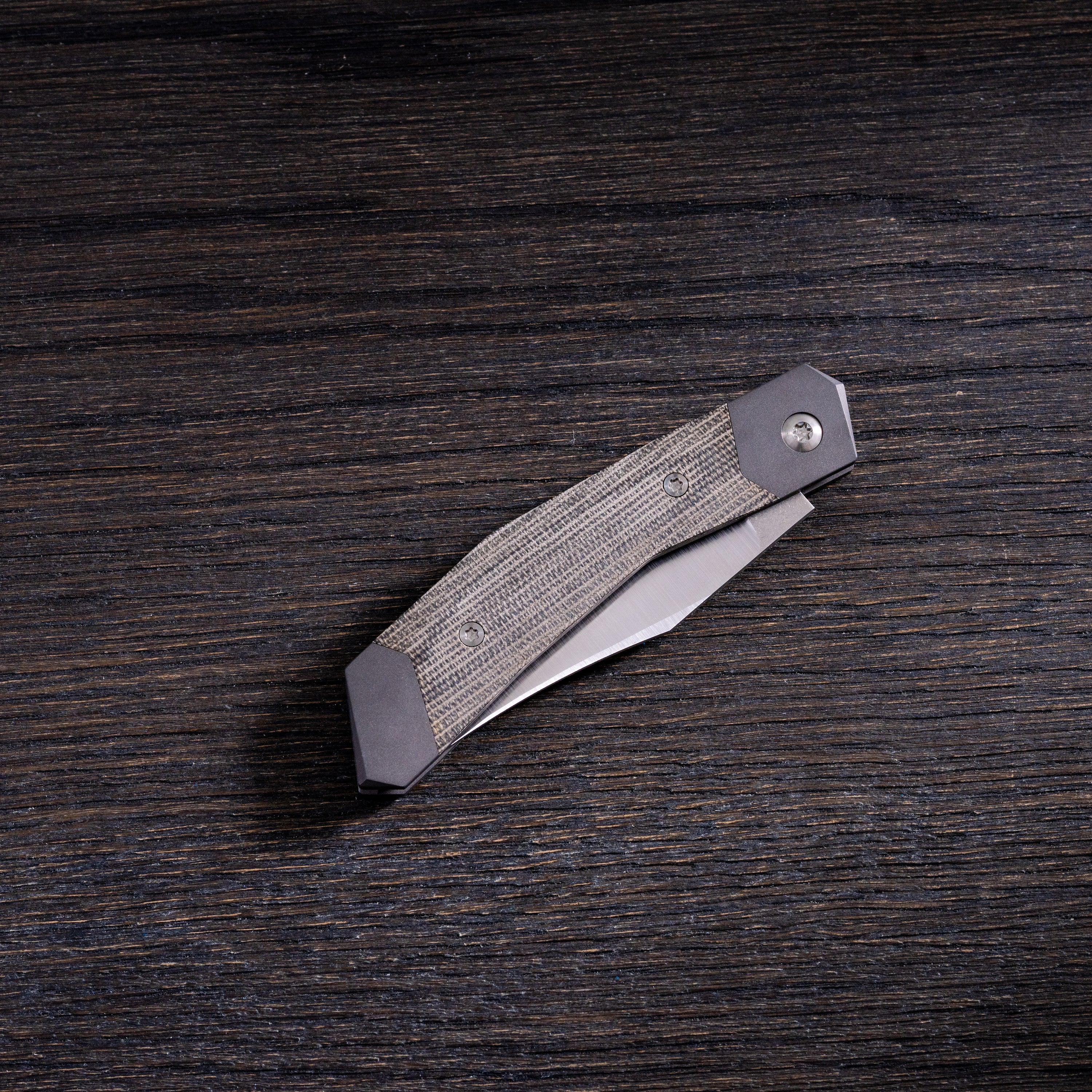 Cyborg Jack - Olive Drab (OD) Green Canvas Micarta