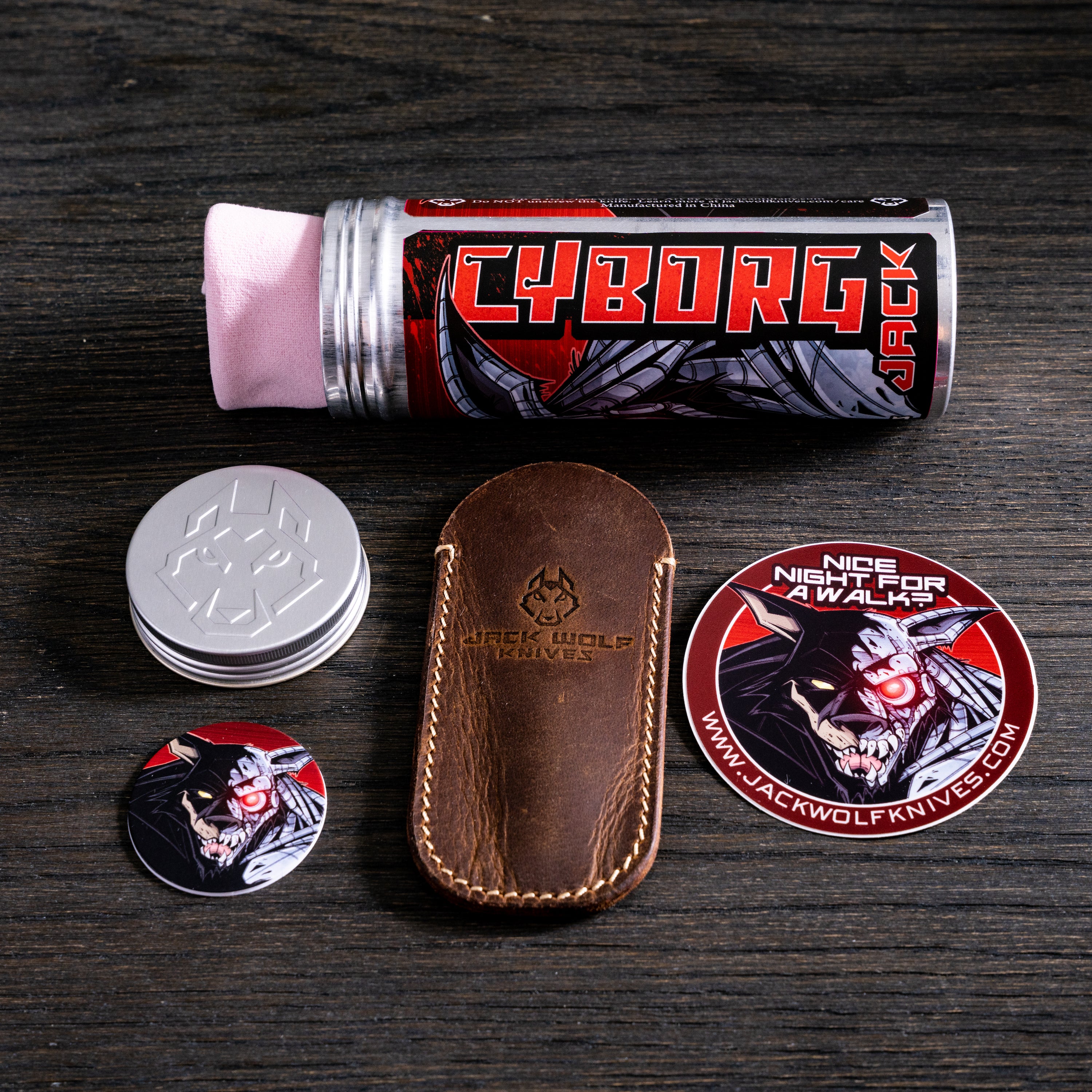 Cyborg Jack - Black Canvas Micarta