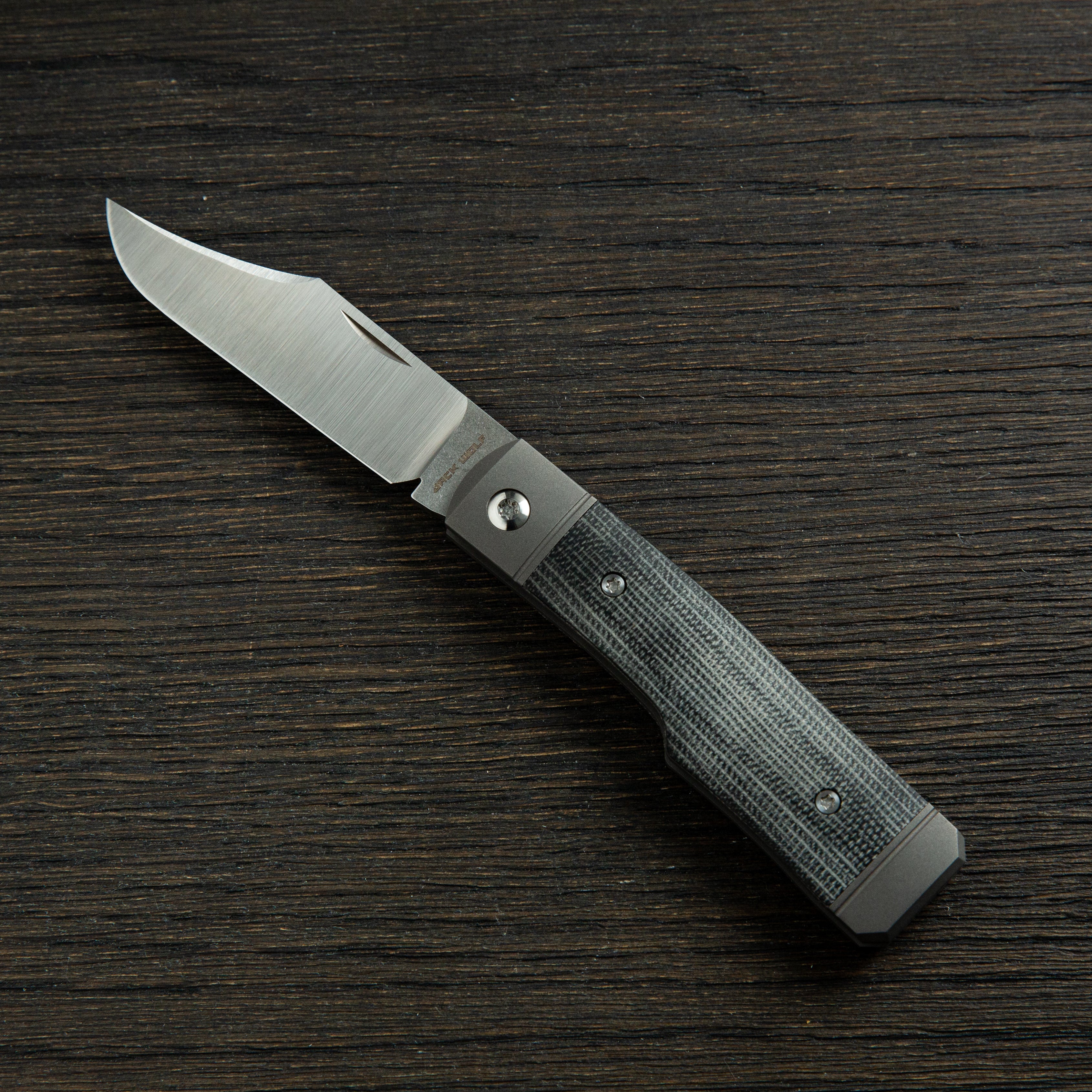 Sharpshooter Jack - Black Canvas Micarta