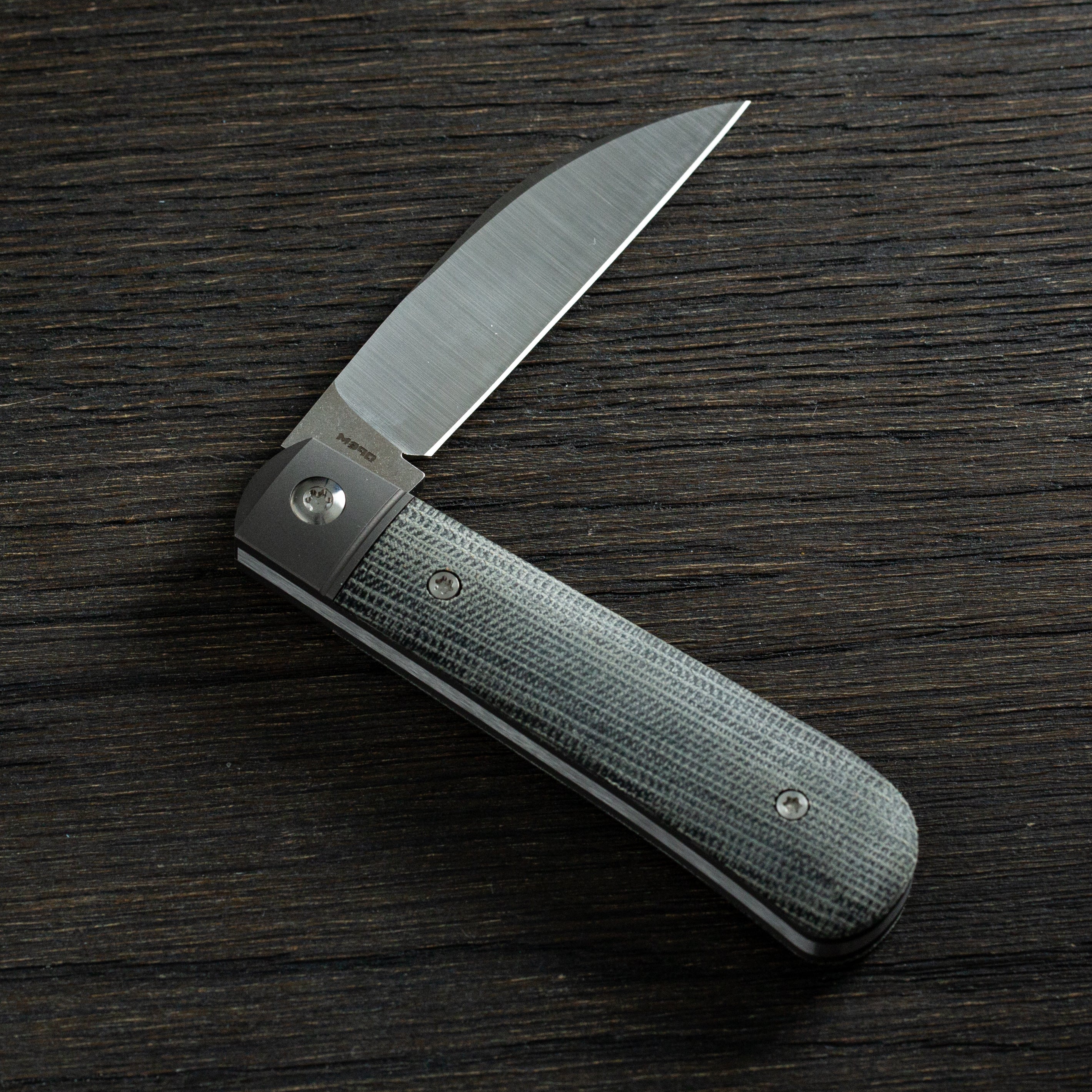 Laid Back Jack - Black Canvas Micarta