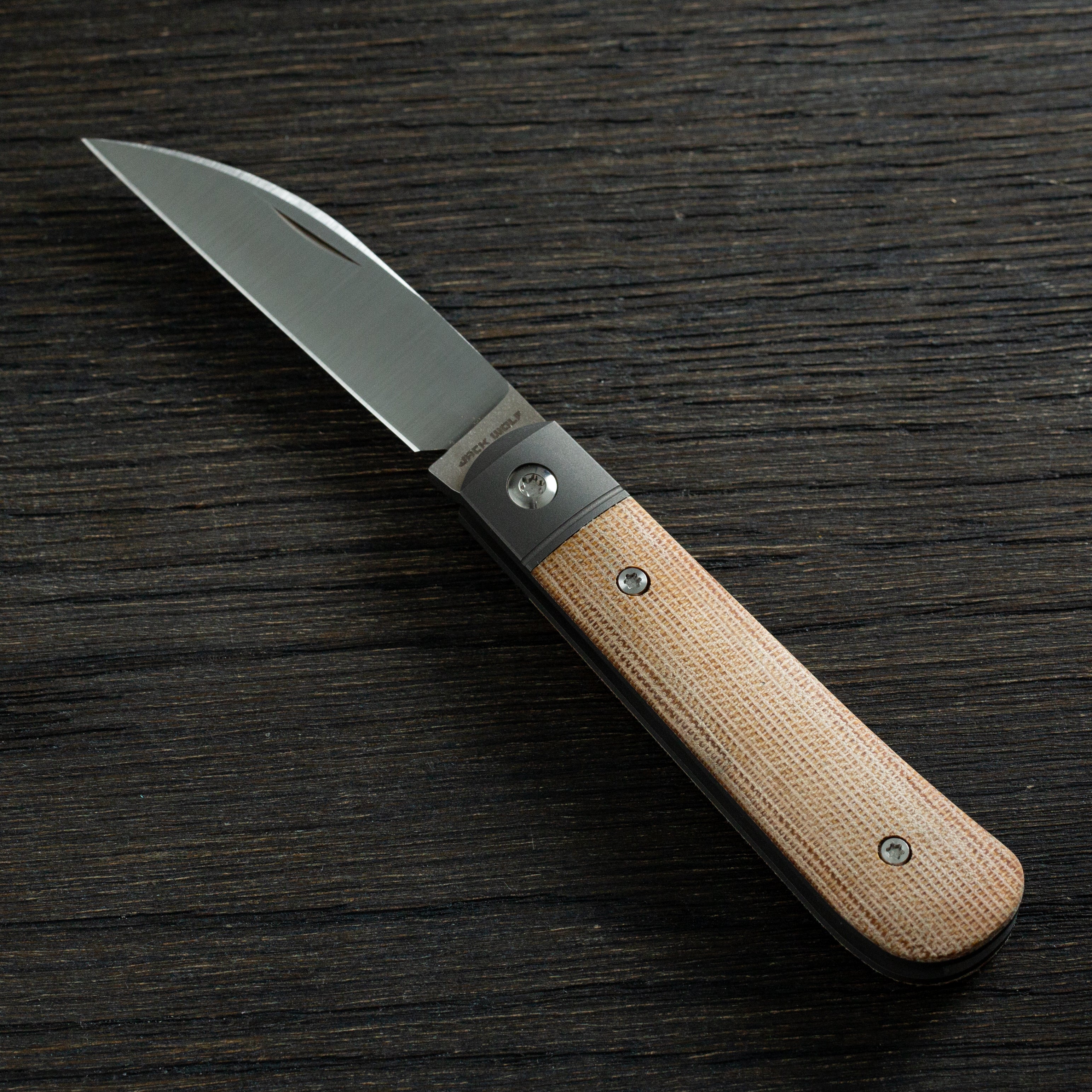 Laid Back Jack - Natural Canvas Micarta