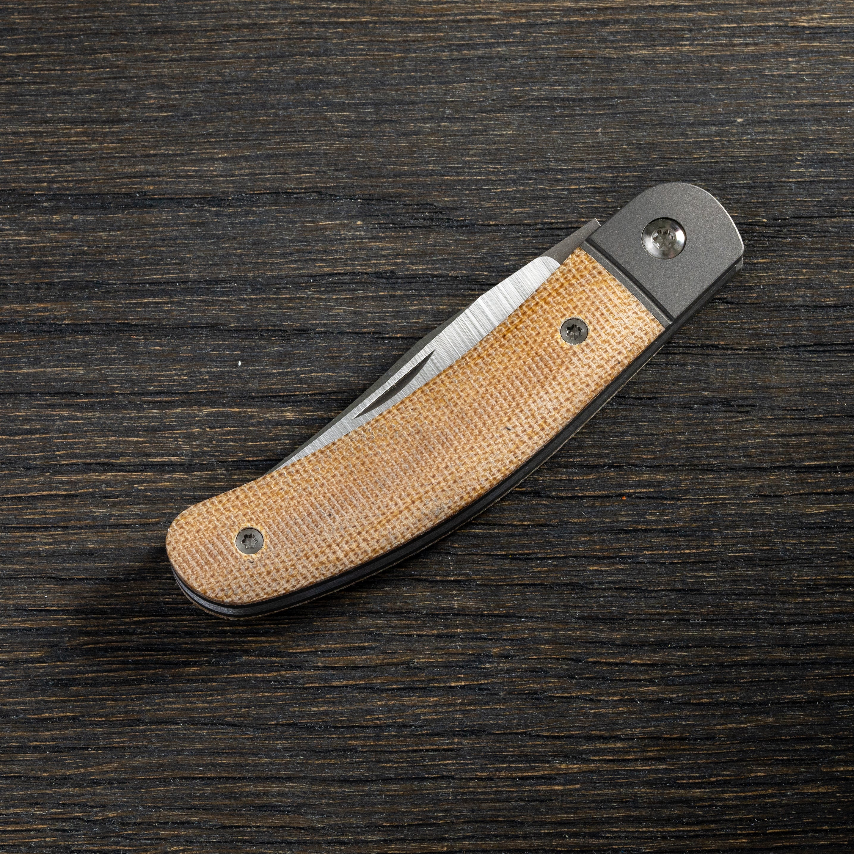 Javelina Jack - Natural Canvas Micarta