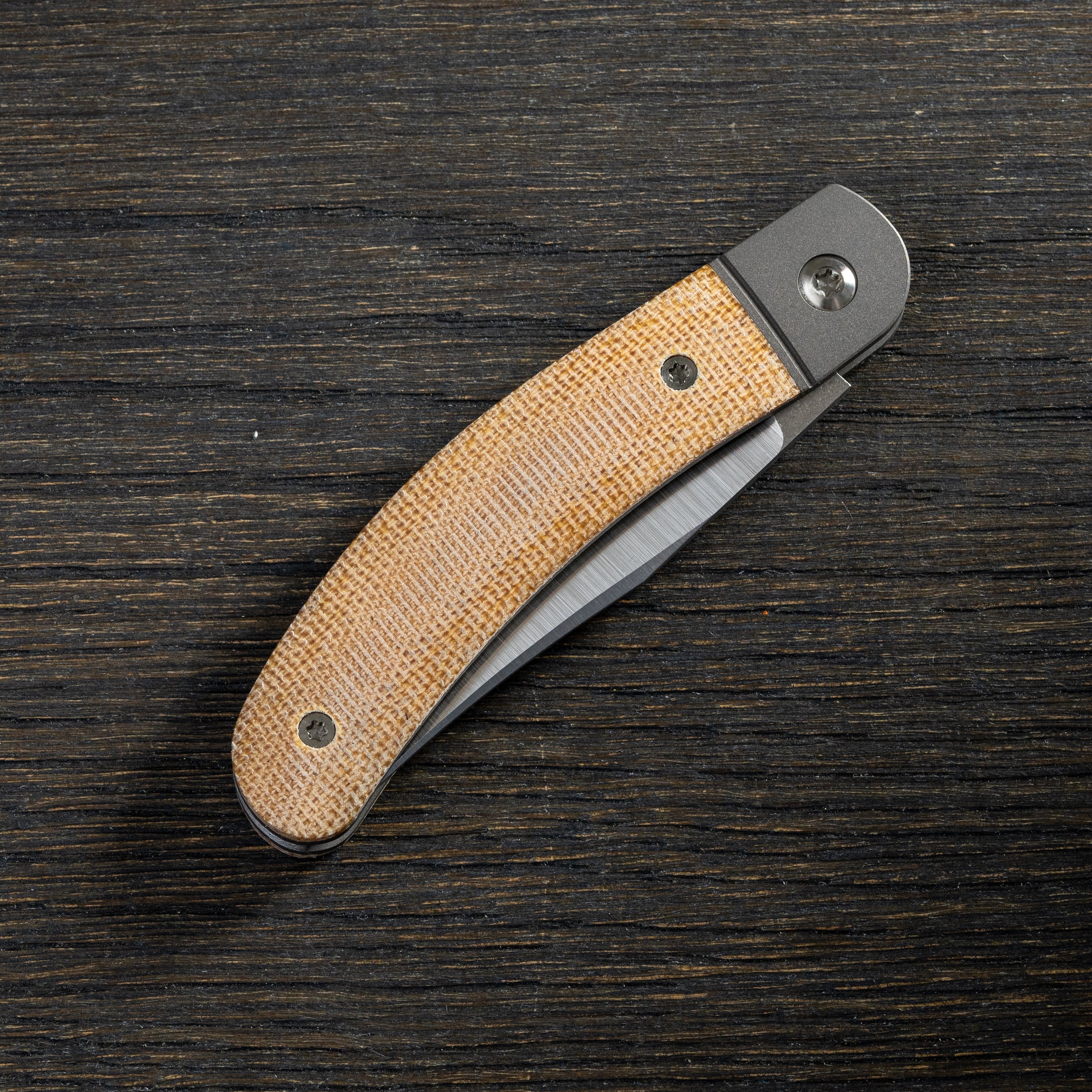 Javelina Jack - Natural Canvas Micarta