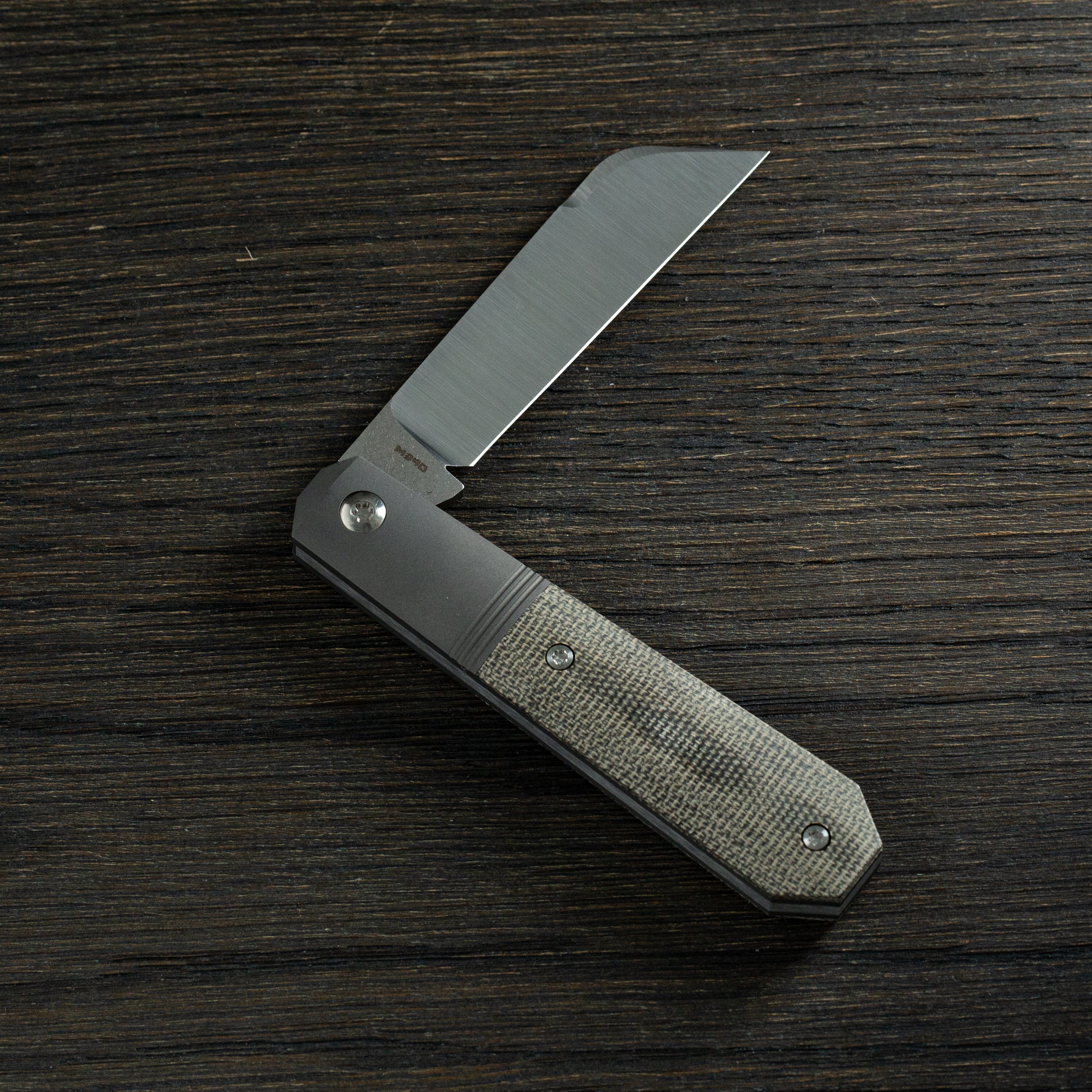Midnight Jack - Olive Drab (OD) Green Canvas Micarta
