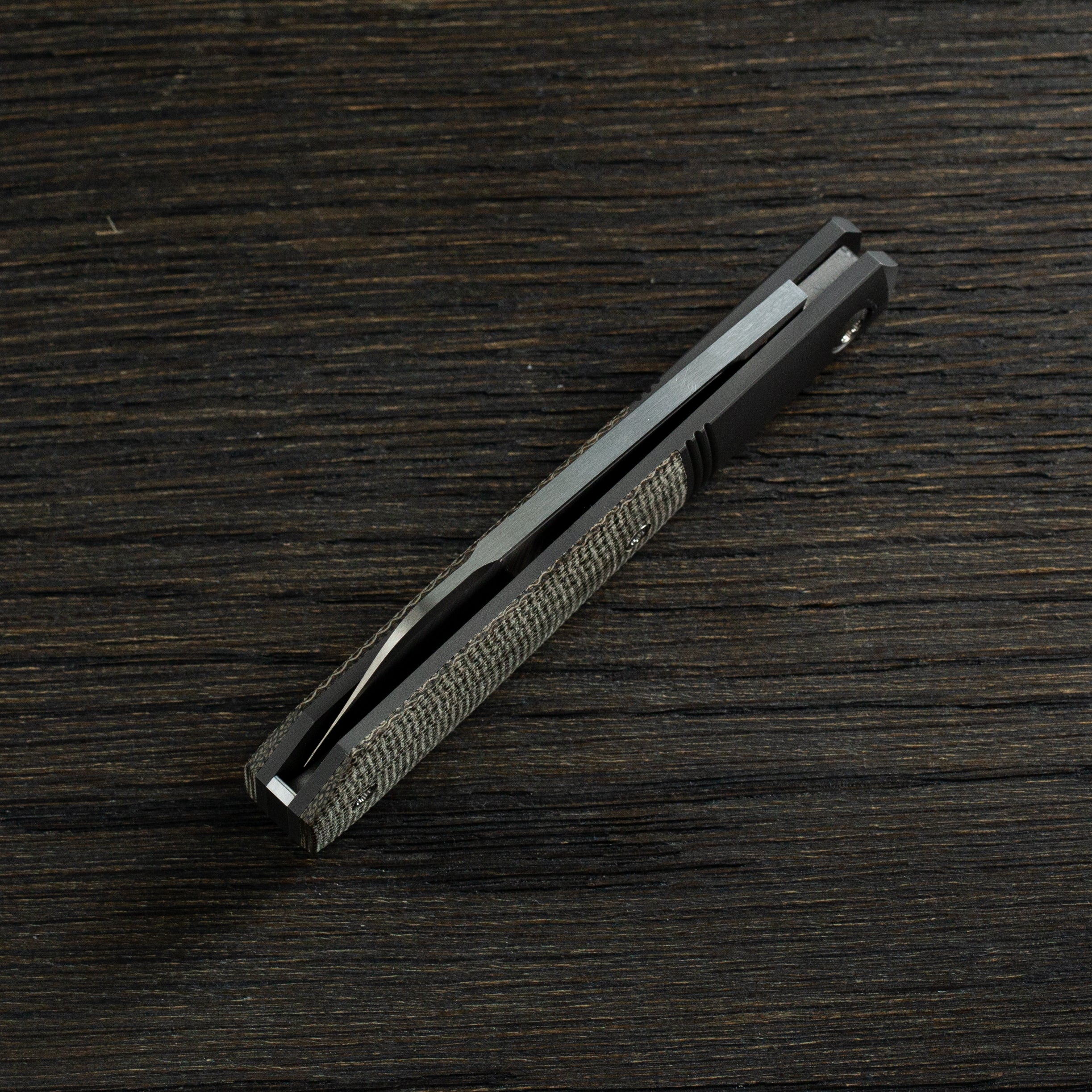 Midnight Jack - Olive Drab (OD) Green Canvas Micarta