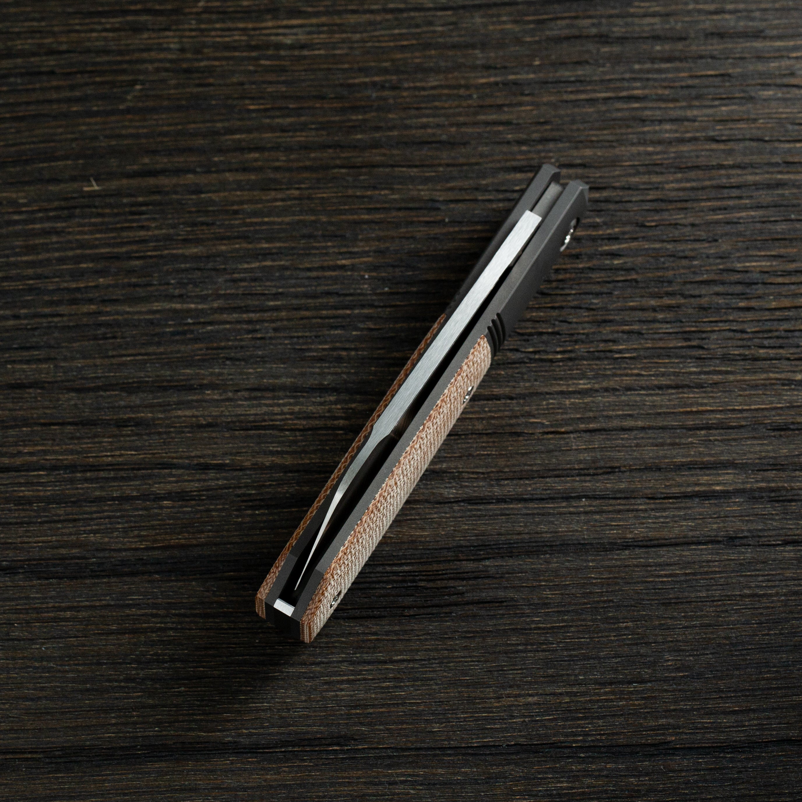 Midnight Jack - Natural Canvas Micarta