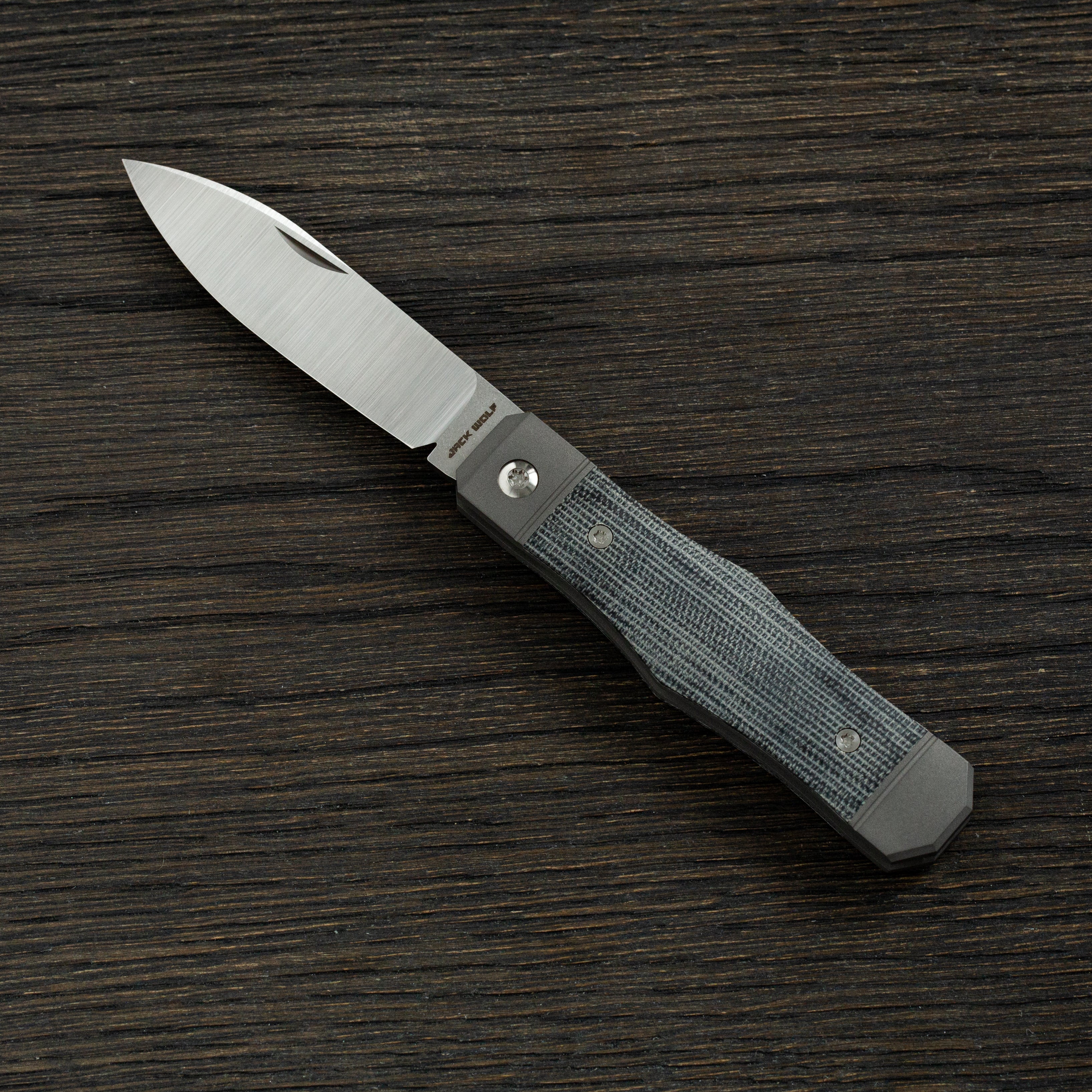 Vampire Jack - Black Canvas Micarta