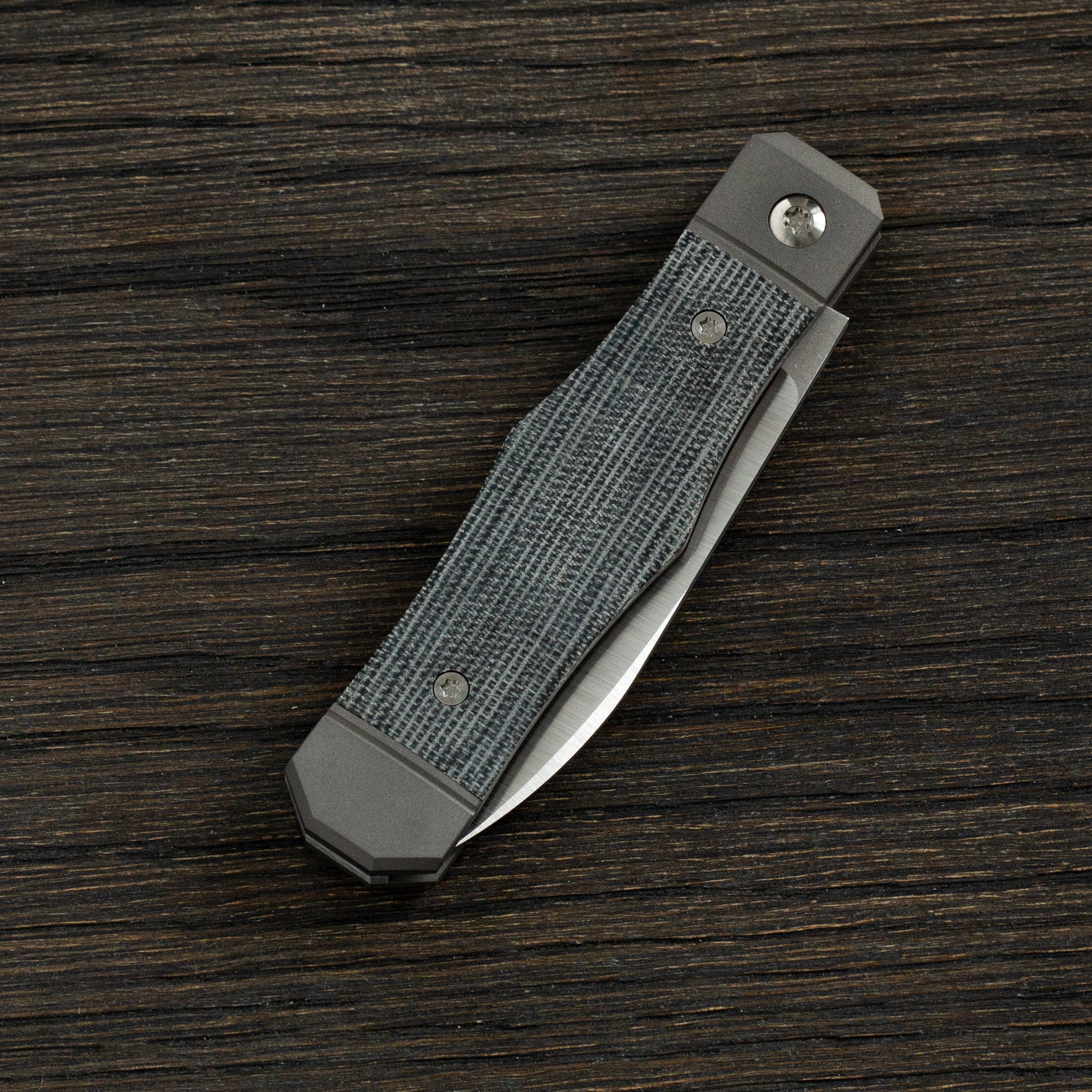 Vampire Jack - Black Canvas Micarta