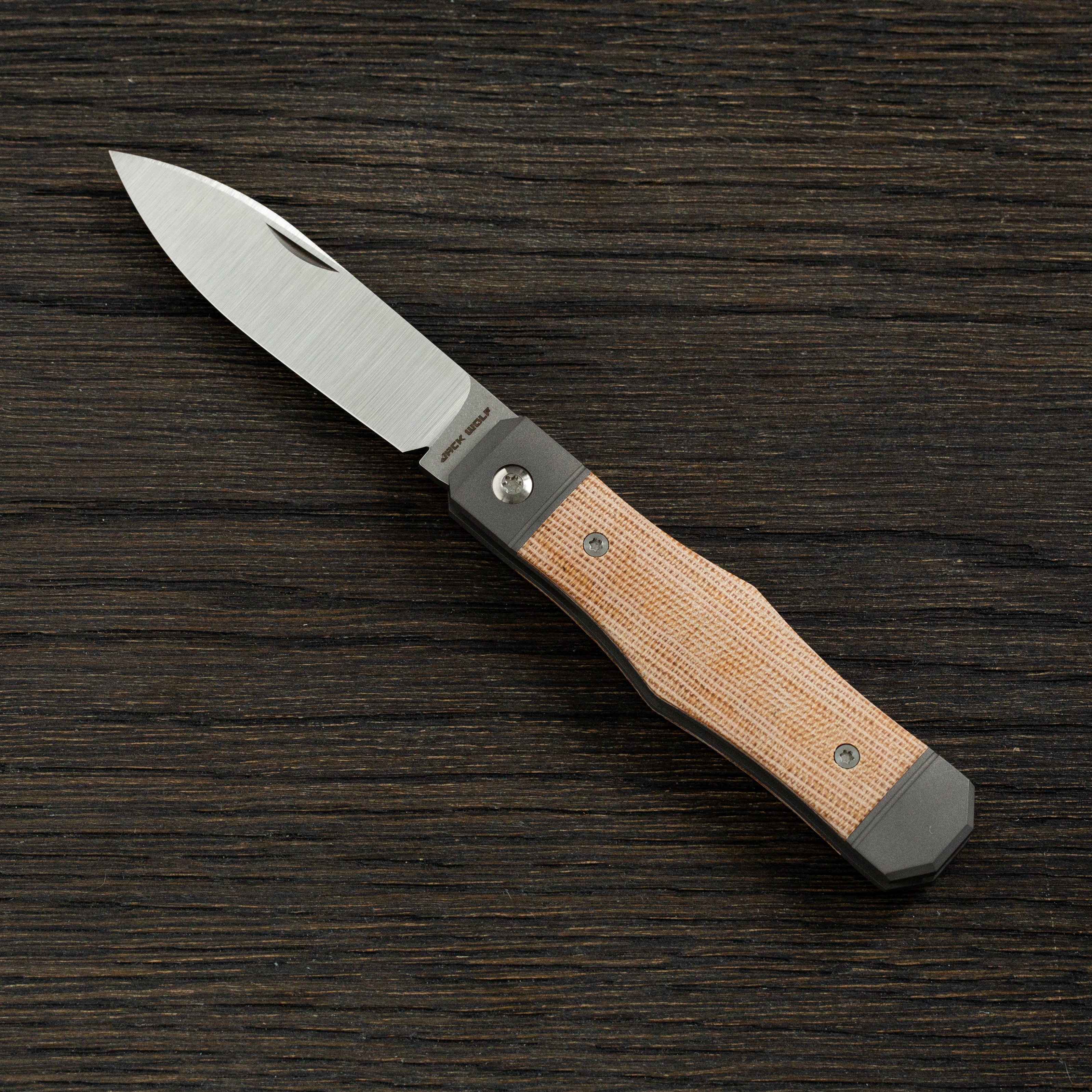 Vampire Jack - Natural Canvas Micarta