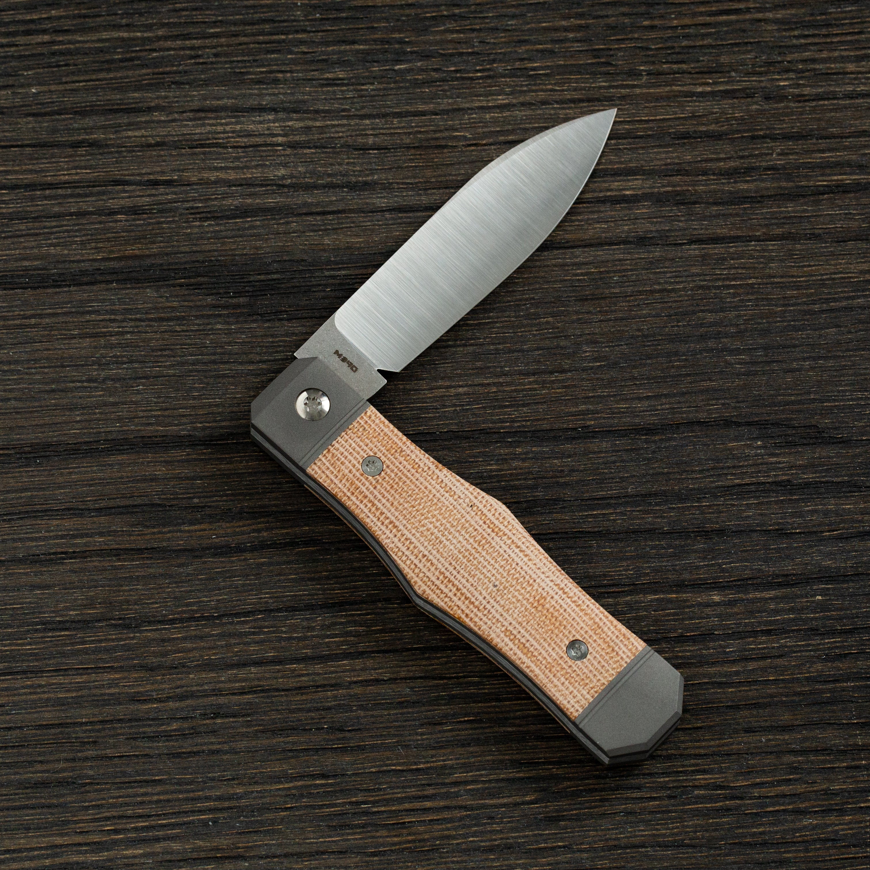 Vampire Jack - Natural Canvas Micarta