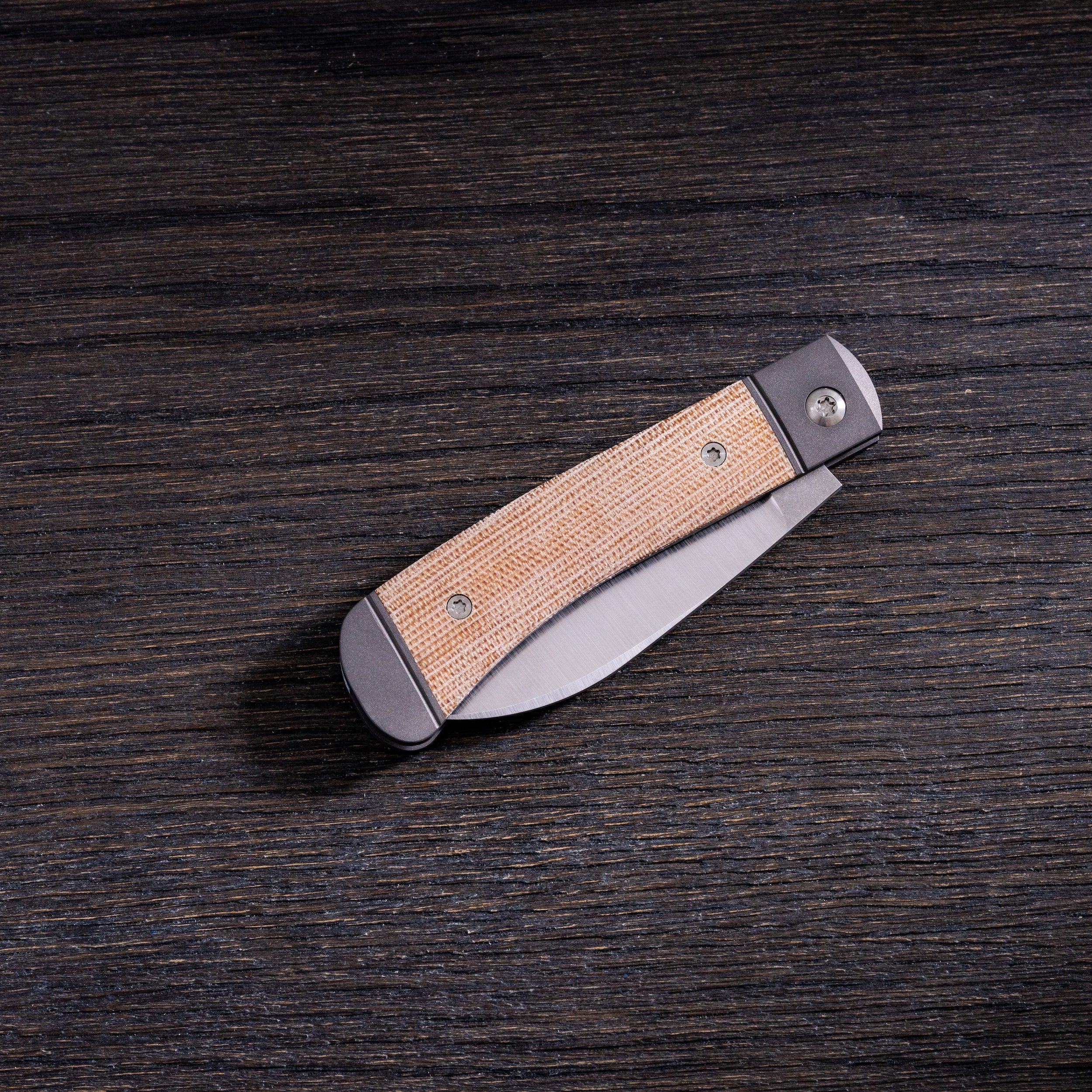 Venom Jack - Natural Canvas Micarta