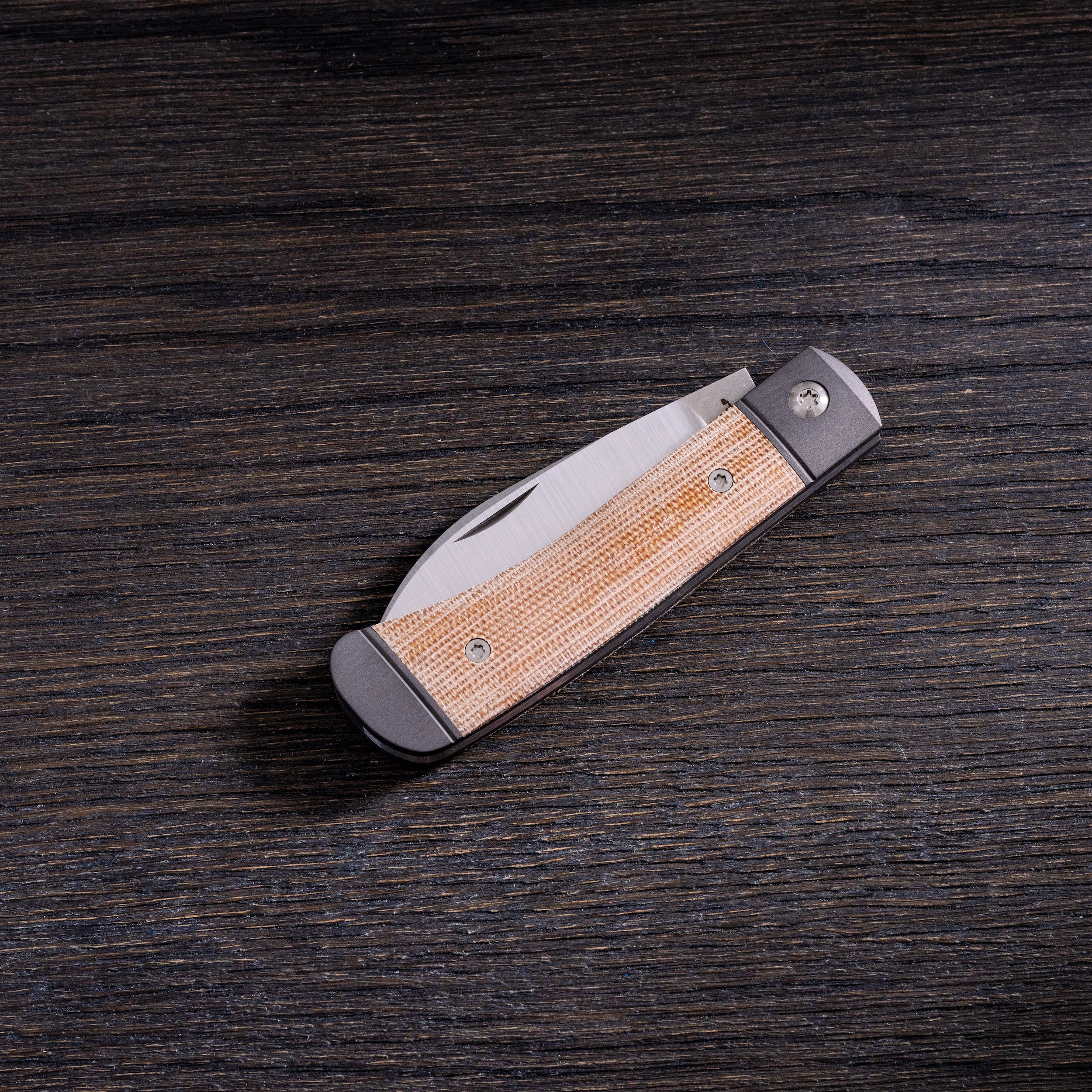 Venom Jack - Natural Canvas Micarta