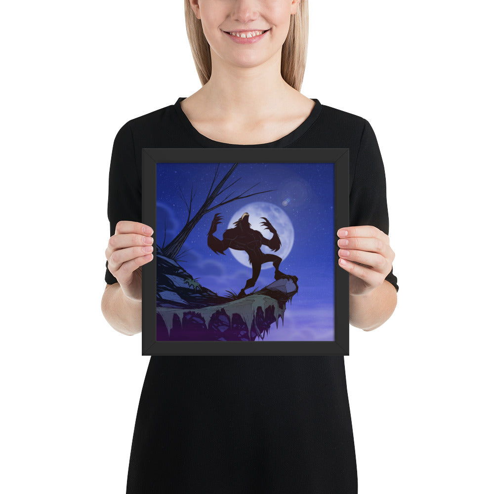 Framed Poster - Midnight Jack Label v1