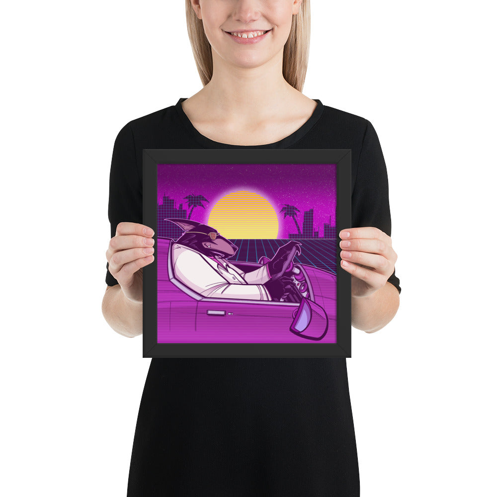 Framed Poster - Low Drag Jack Label v1