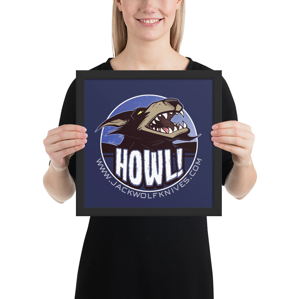 Framed Poster - Midnight Jack Sticker v1