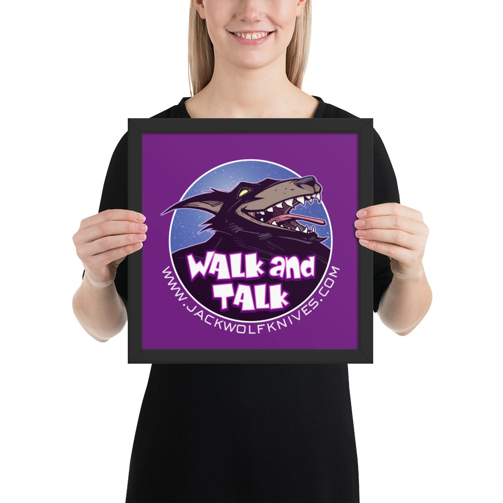 Framed Poster - K9 Jack Sticker v1