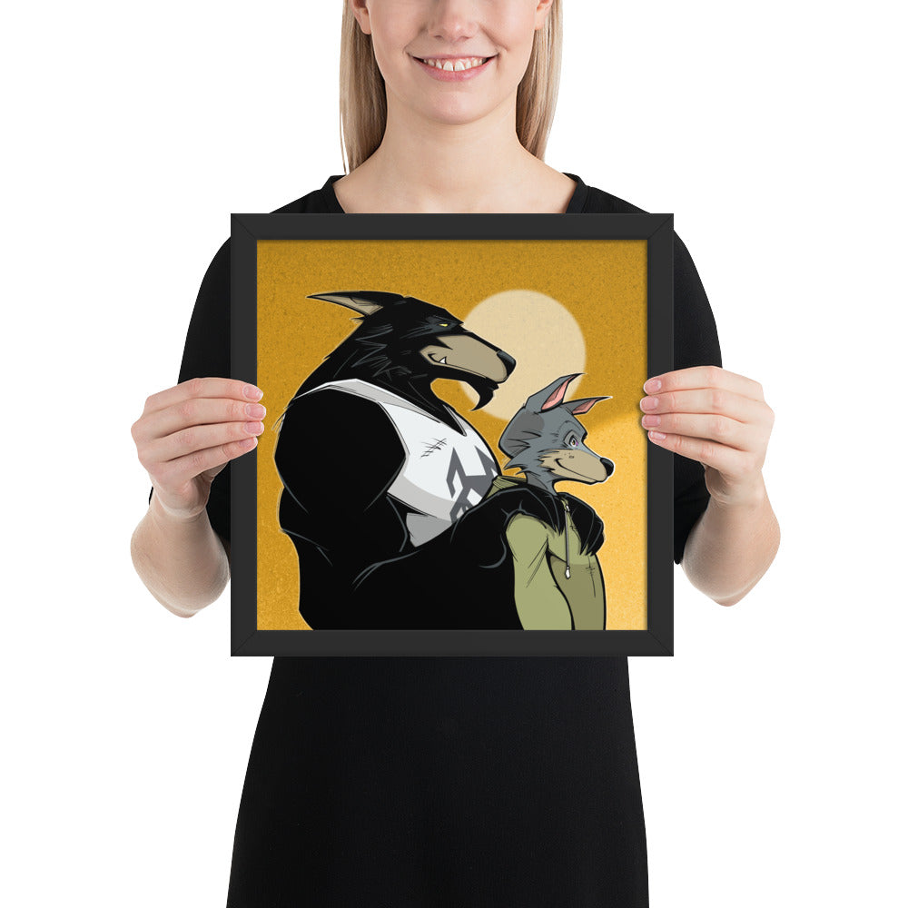 Framed Poster - Big Bro Jack Label v1