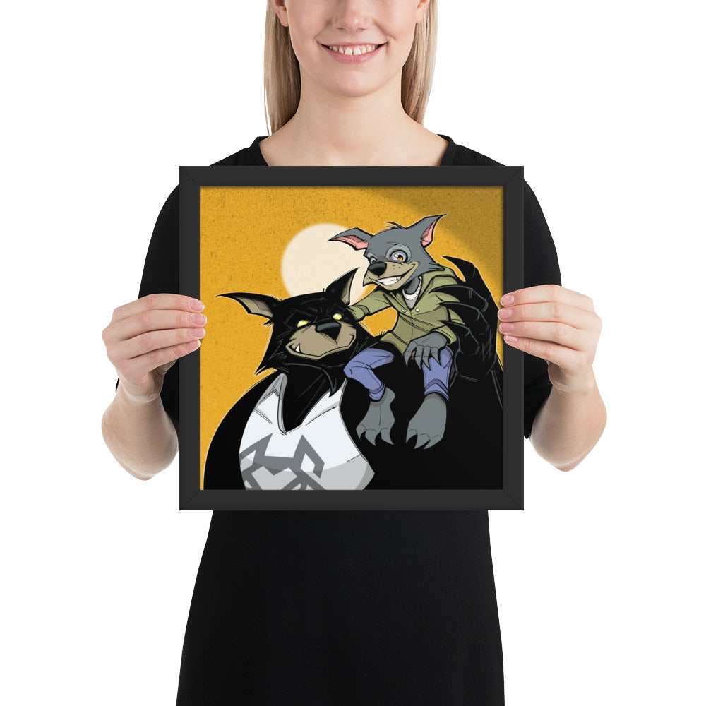 Framed Poster - Little Bro Jack Label v1