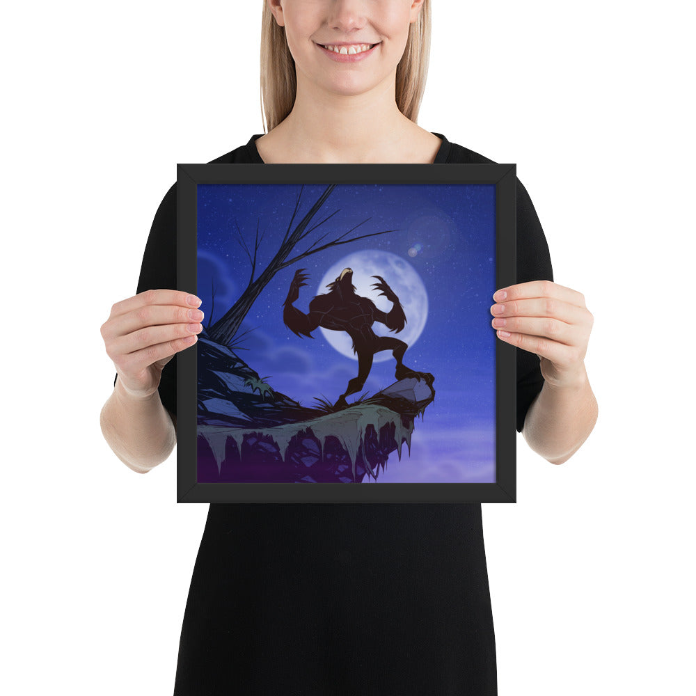 Framed Poster - Midnight Jack Label v1